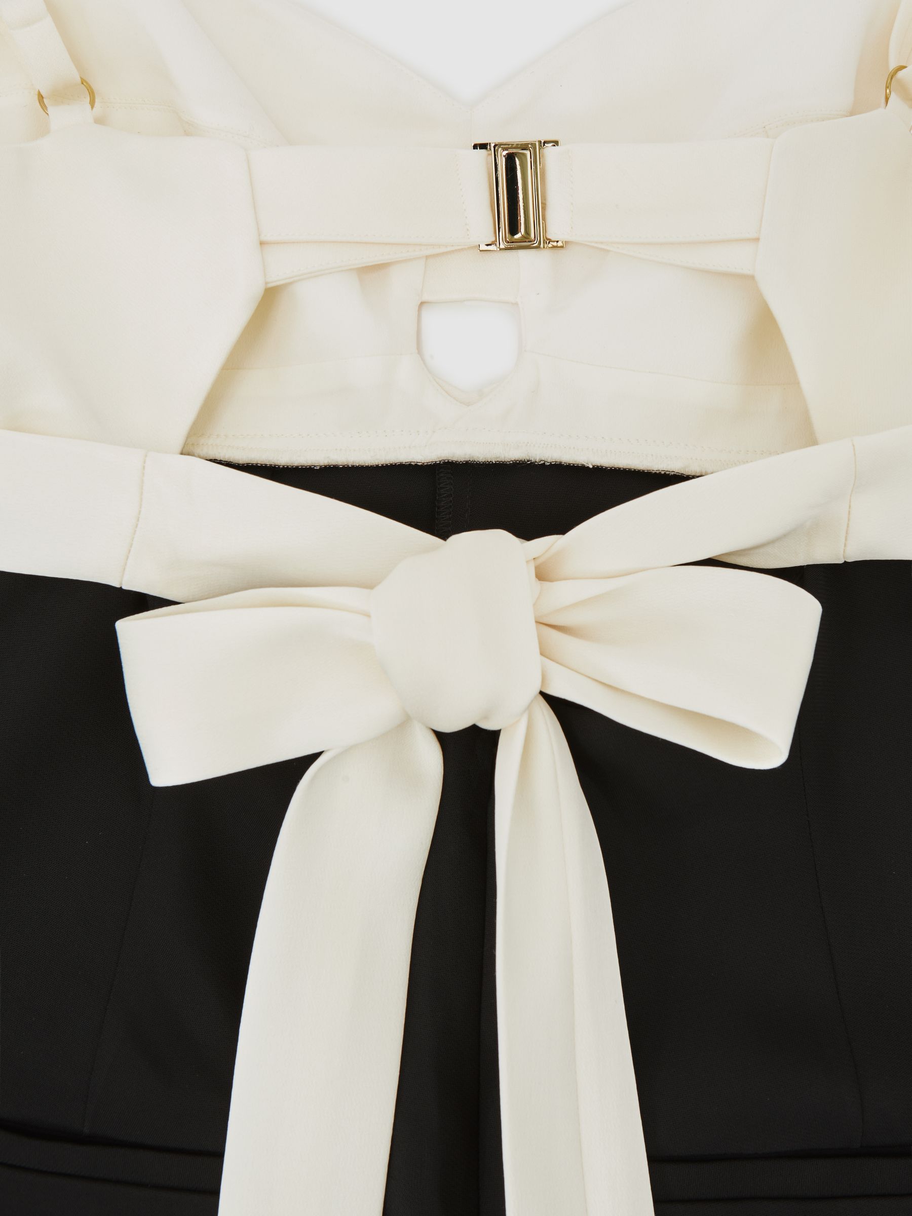 Atelier Colourblock Wide-Leg Jumpsuit in Black