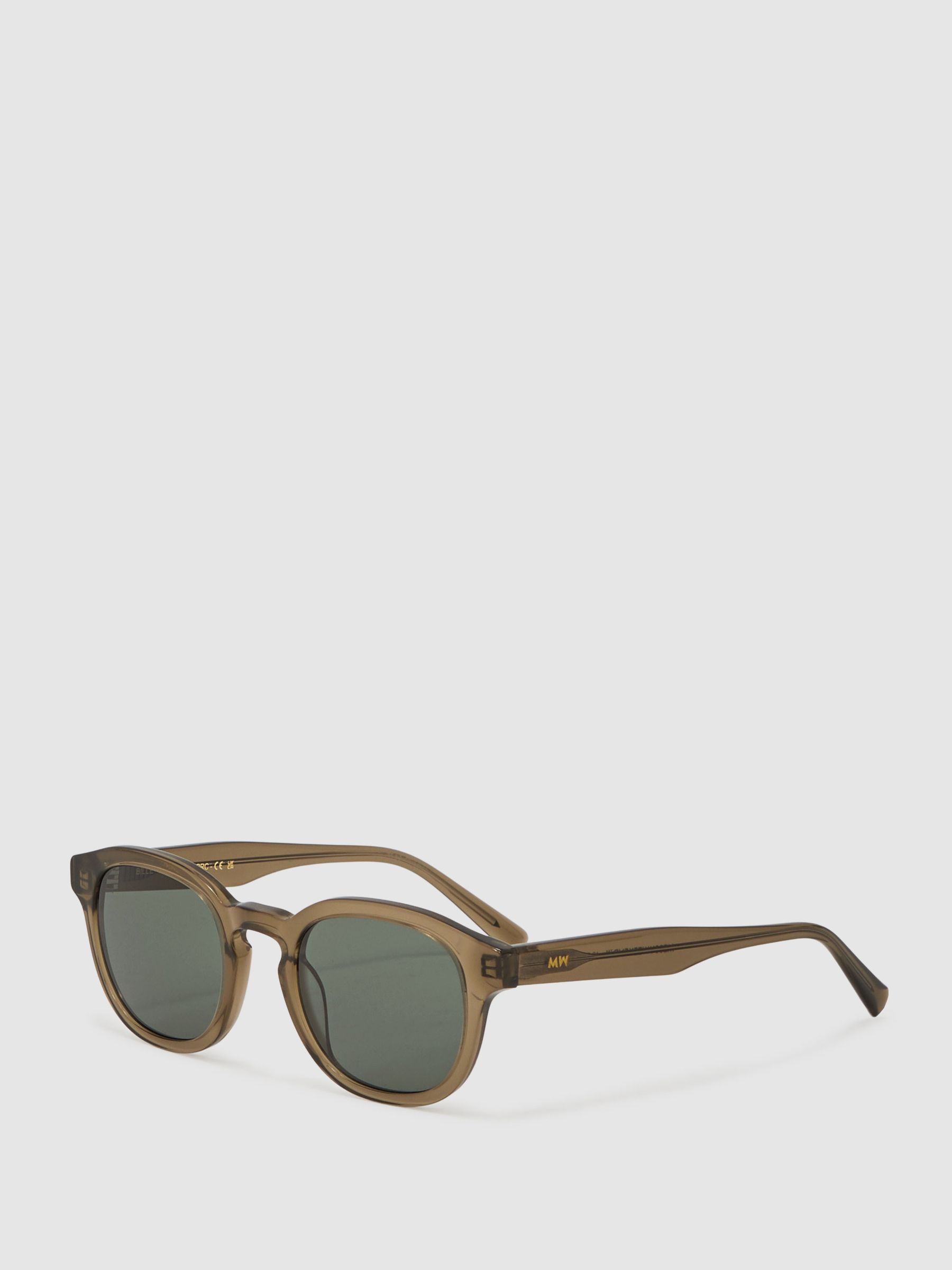 MESSYWEEKEND Bille Sunglasses in Green