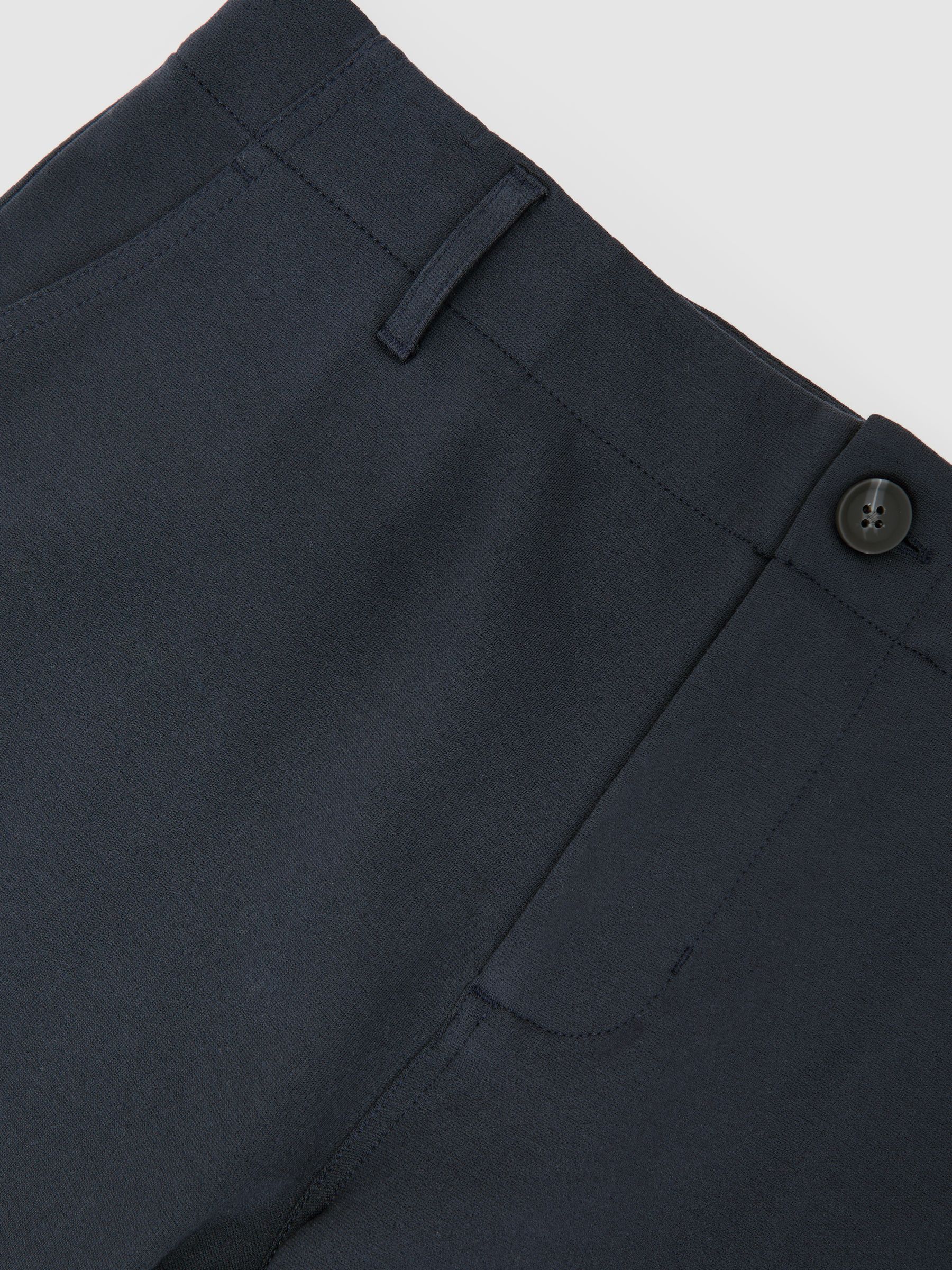 Paige Slim-Fit Stretch Shorts in Navy