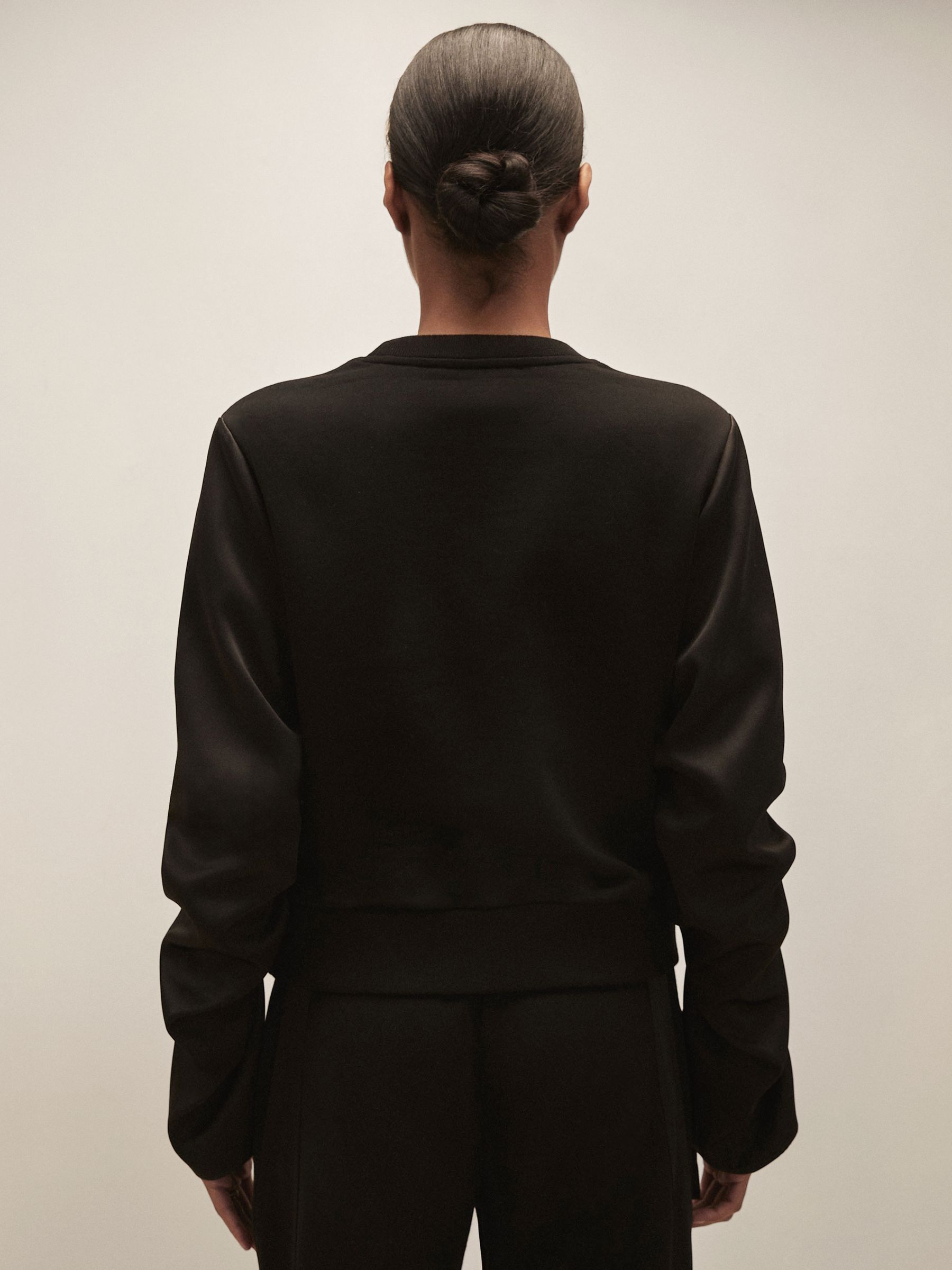 Reiss | Royal Ballet Panel Sweatshirt in Black