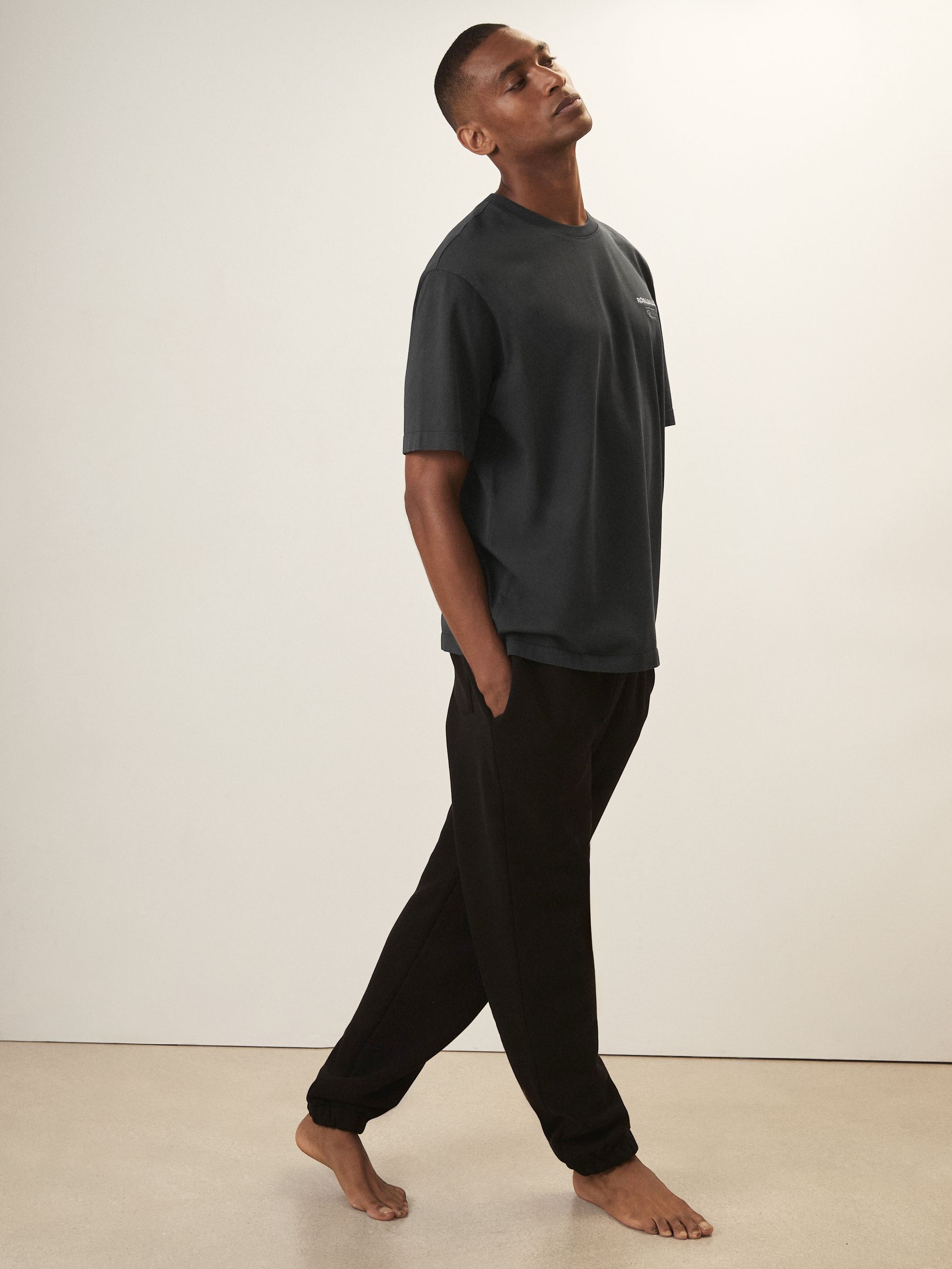 Reiss | Royal Ballet Logo Unisex Fit T-Shirt in Black