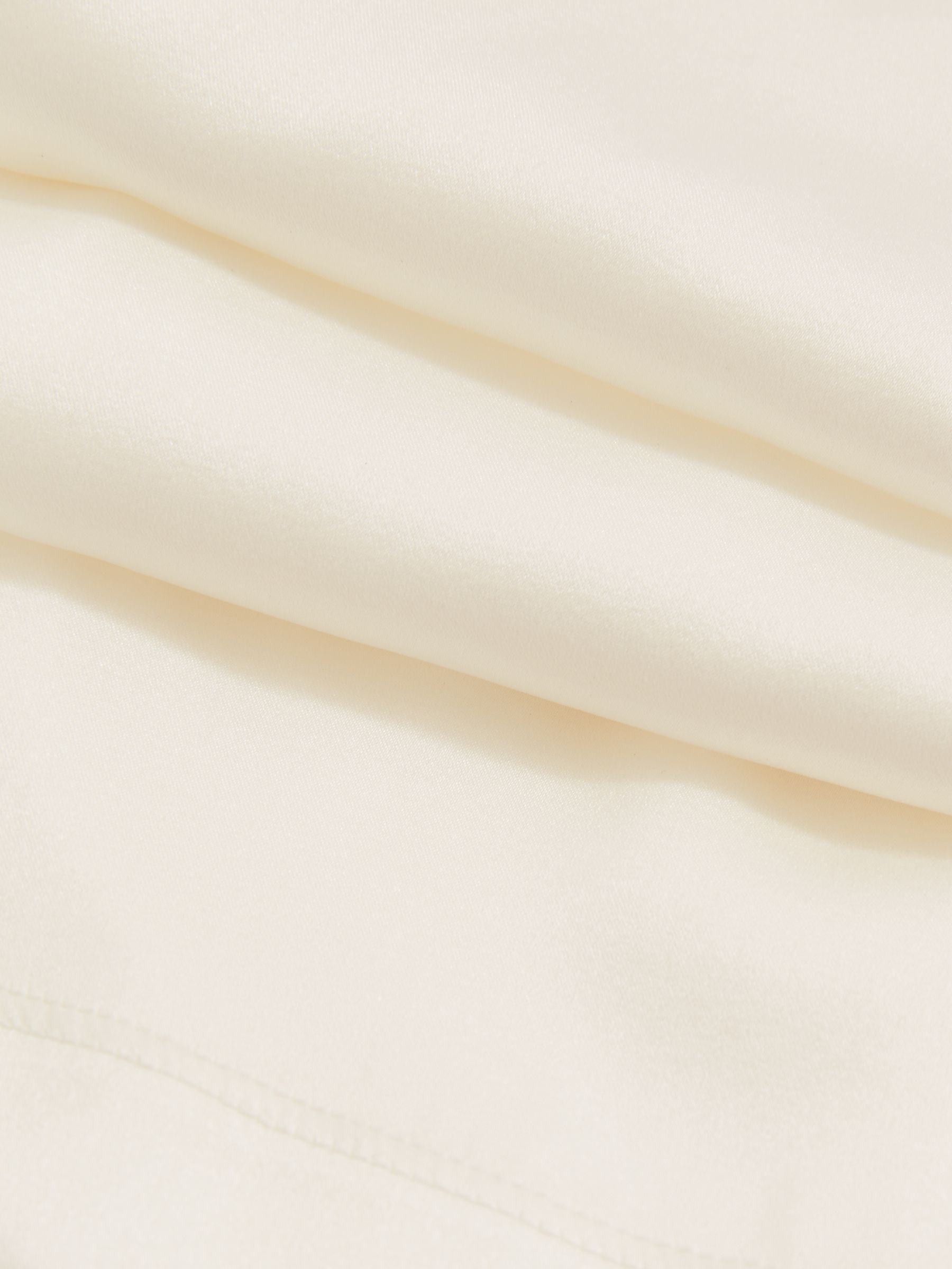 Silk-Front Cami Top in White