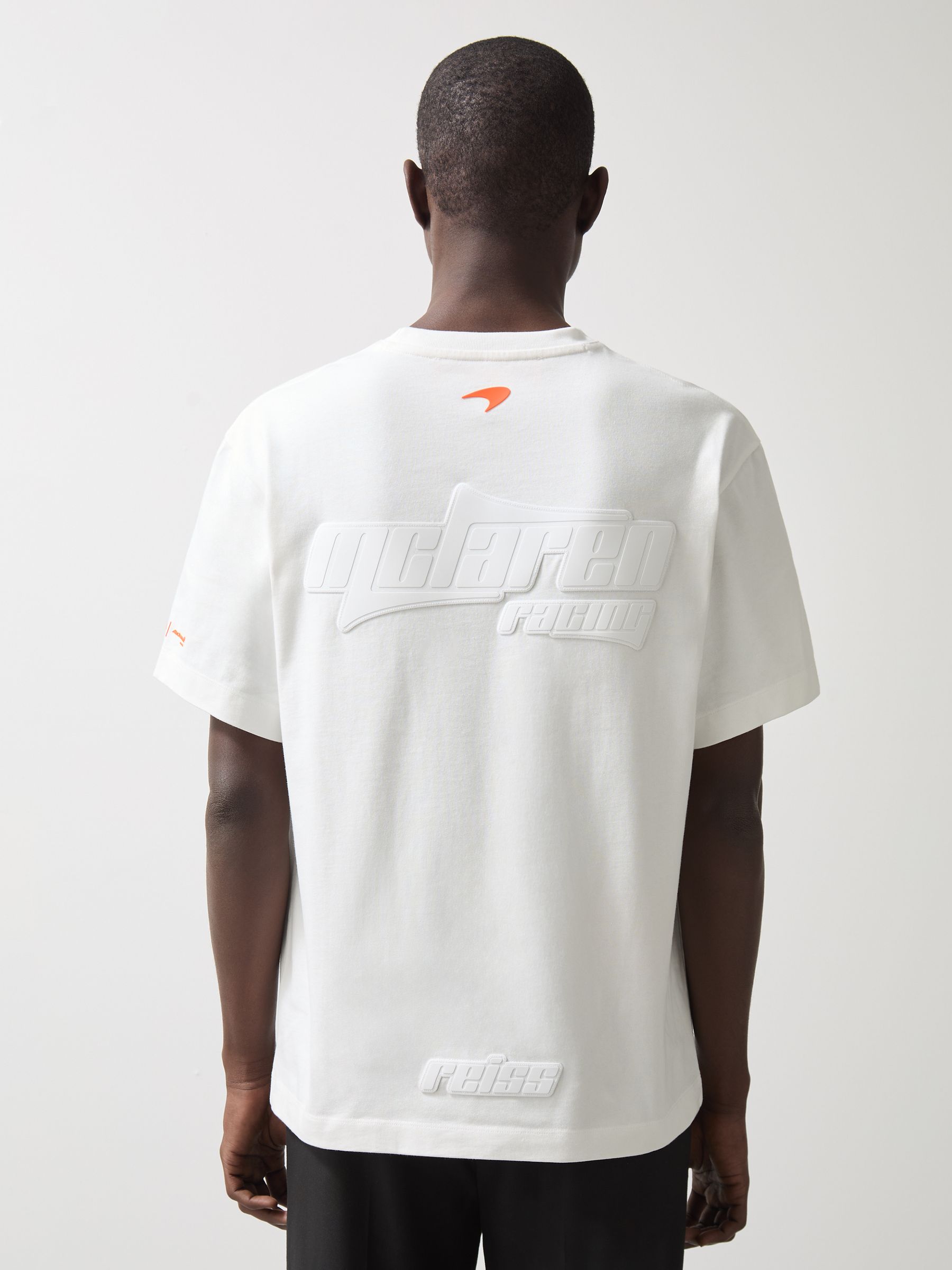 McLaren F1 Team Oversize Unisex Fit Logo T-Shirt in White