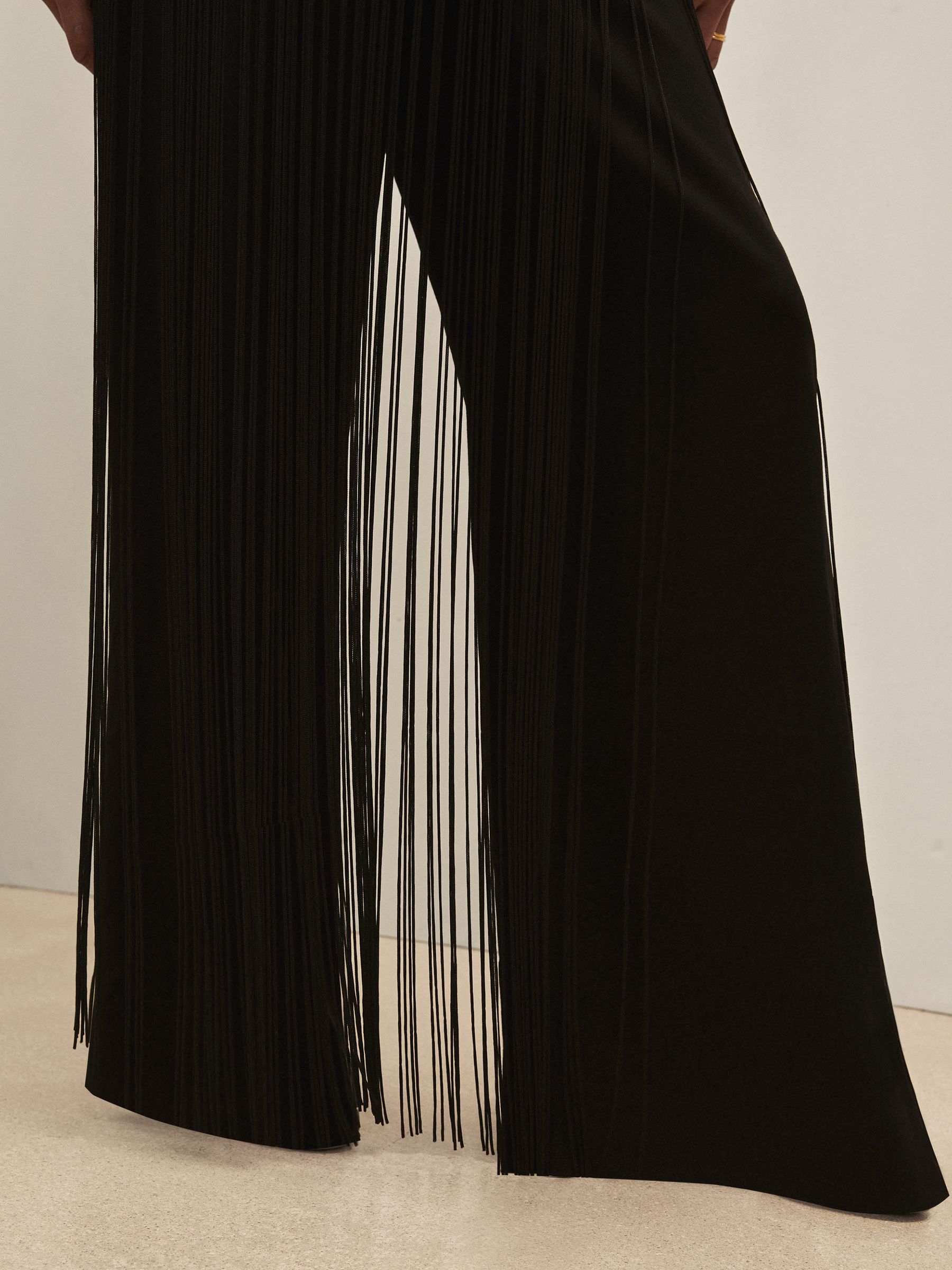 Reiss | Royal Ballet Tassel Trousers in Black