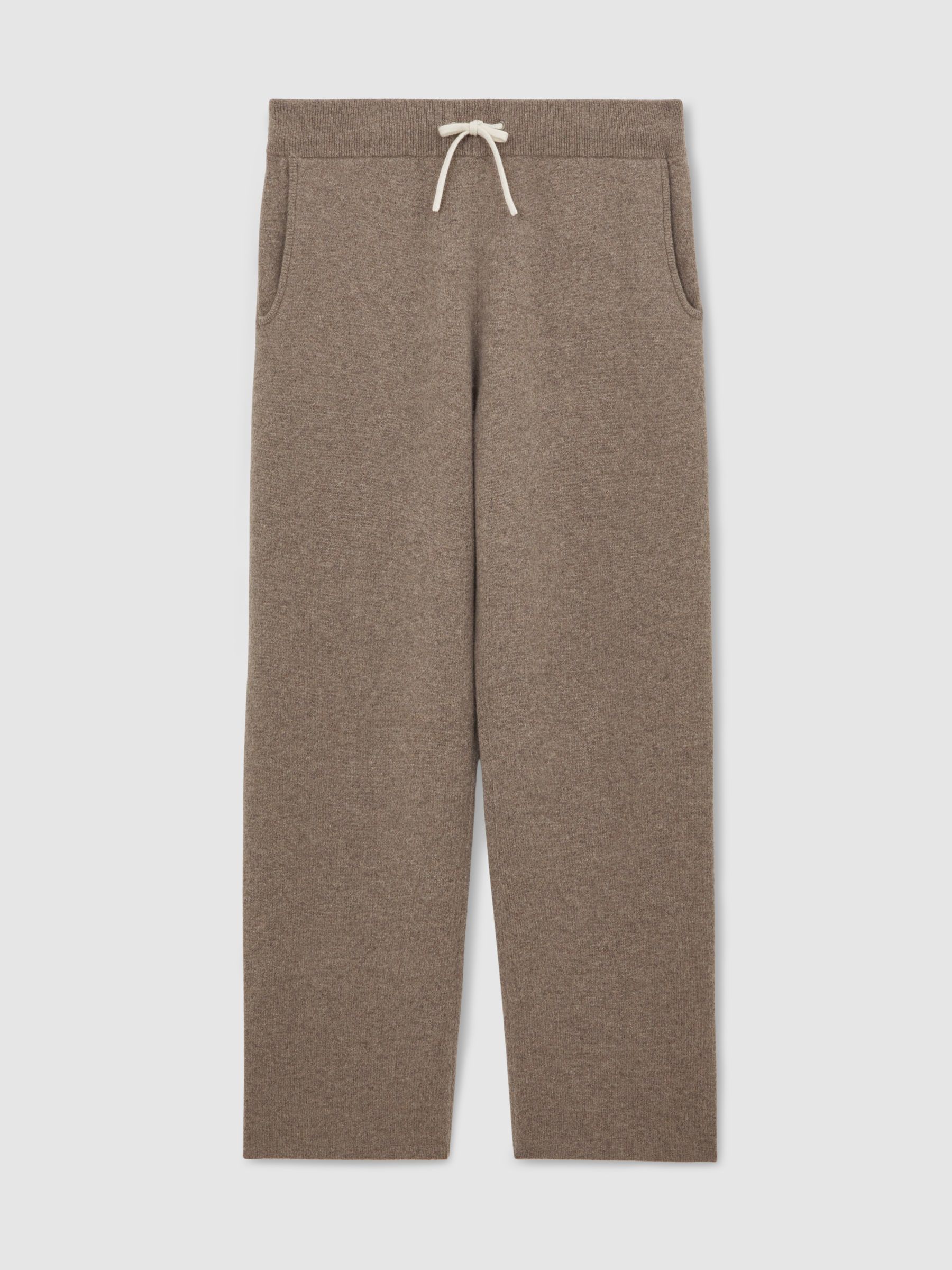 Atelier Cashmere-Blend Joggers in Mouse Brown Melange