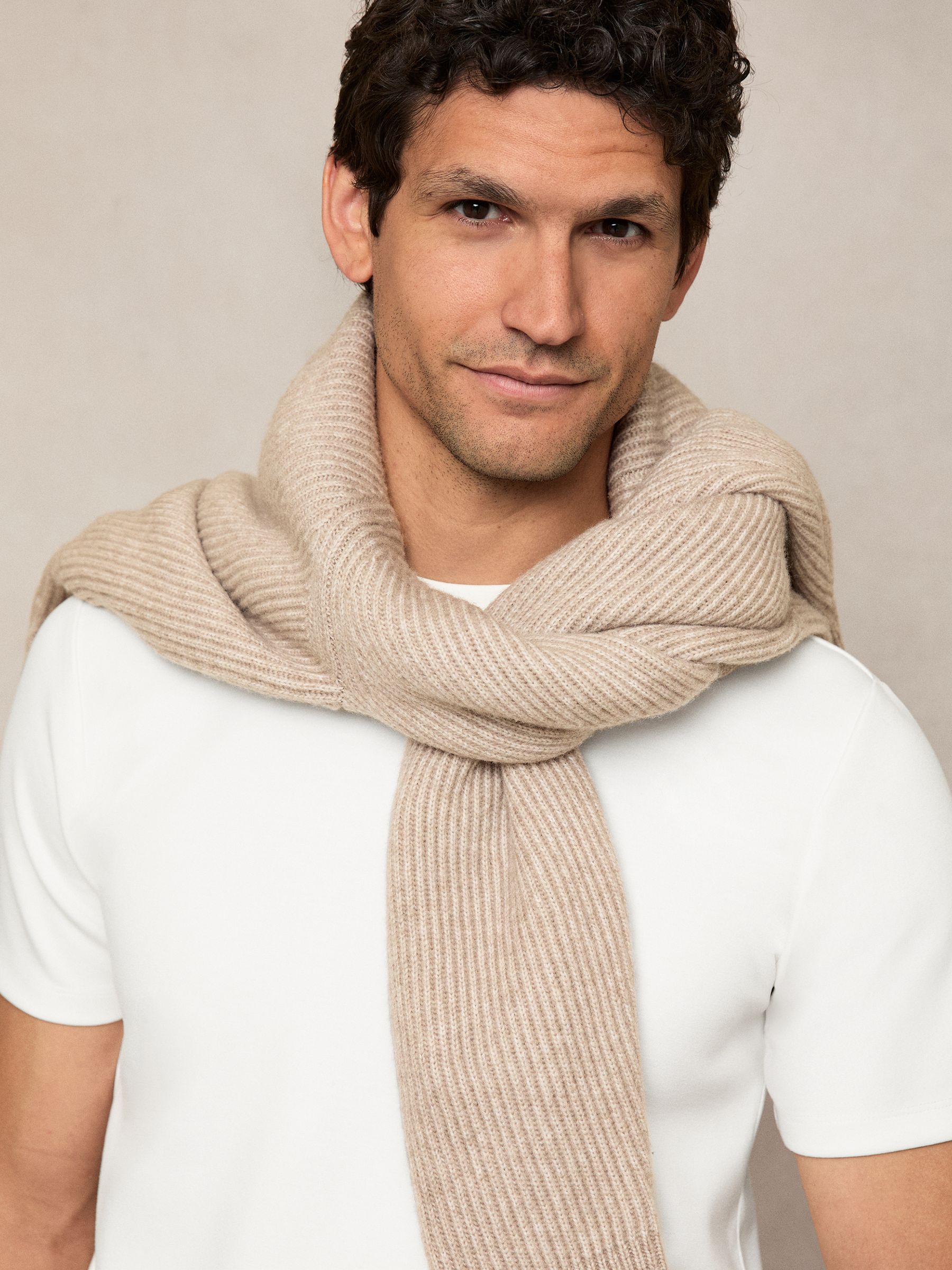 Premium Interlock Crew-Neck T-Shirt in White