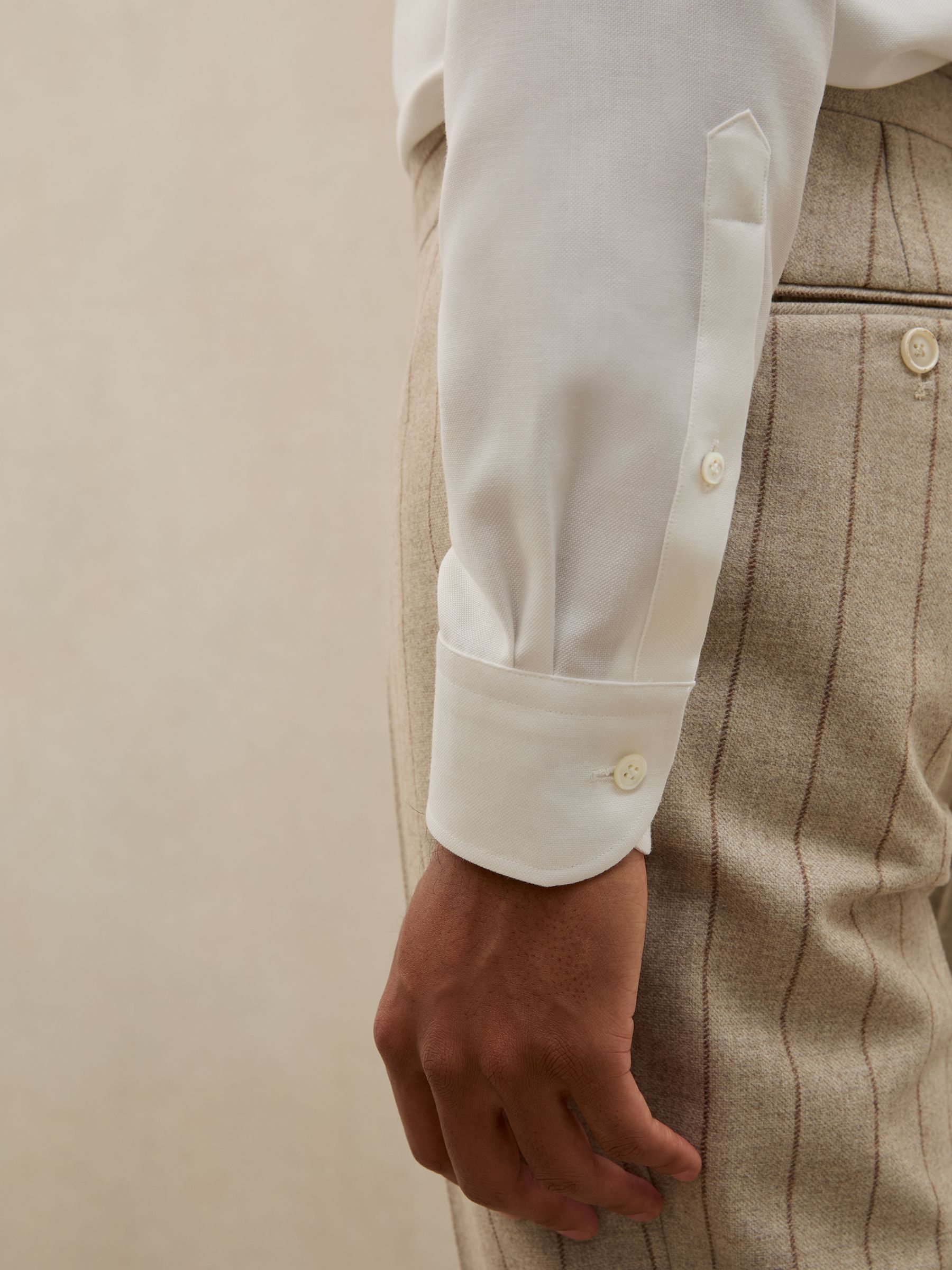 Atelier Wool Regular-Fit Shirt in White