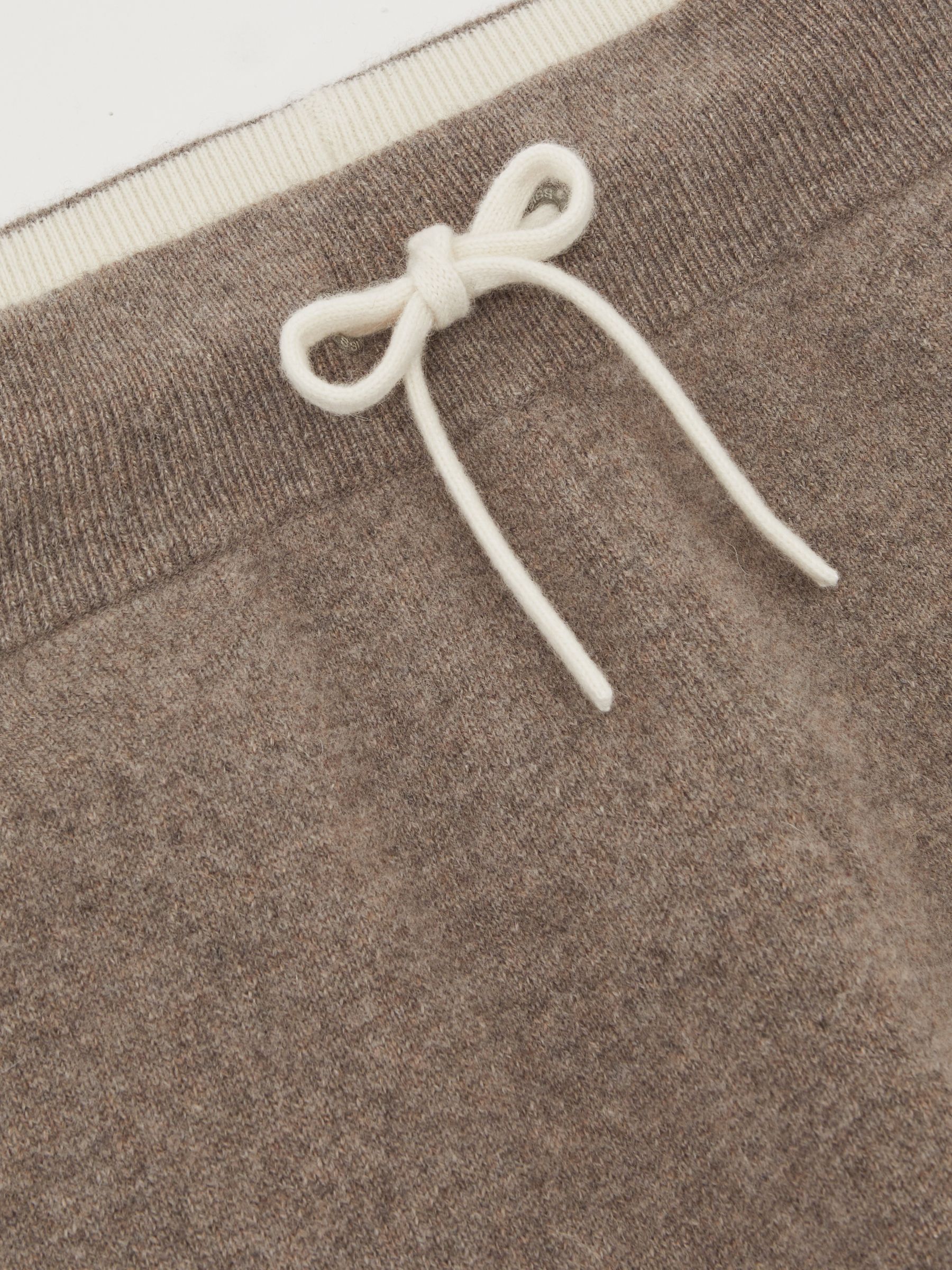 Atelier Cashmere-Blend Joggers in Mouse Brown Melange