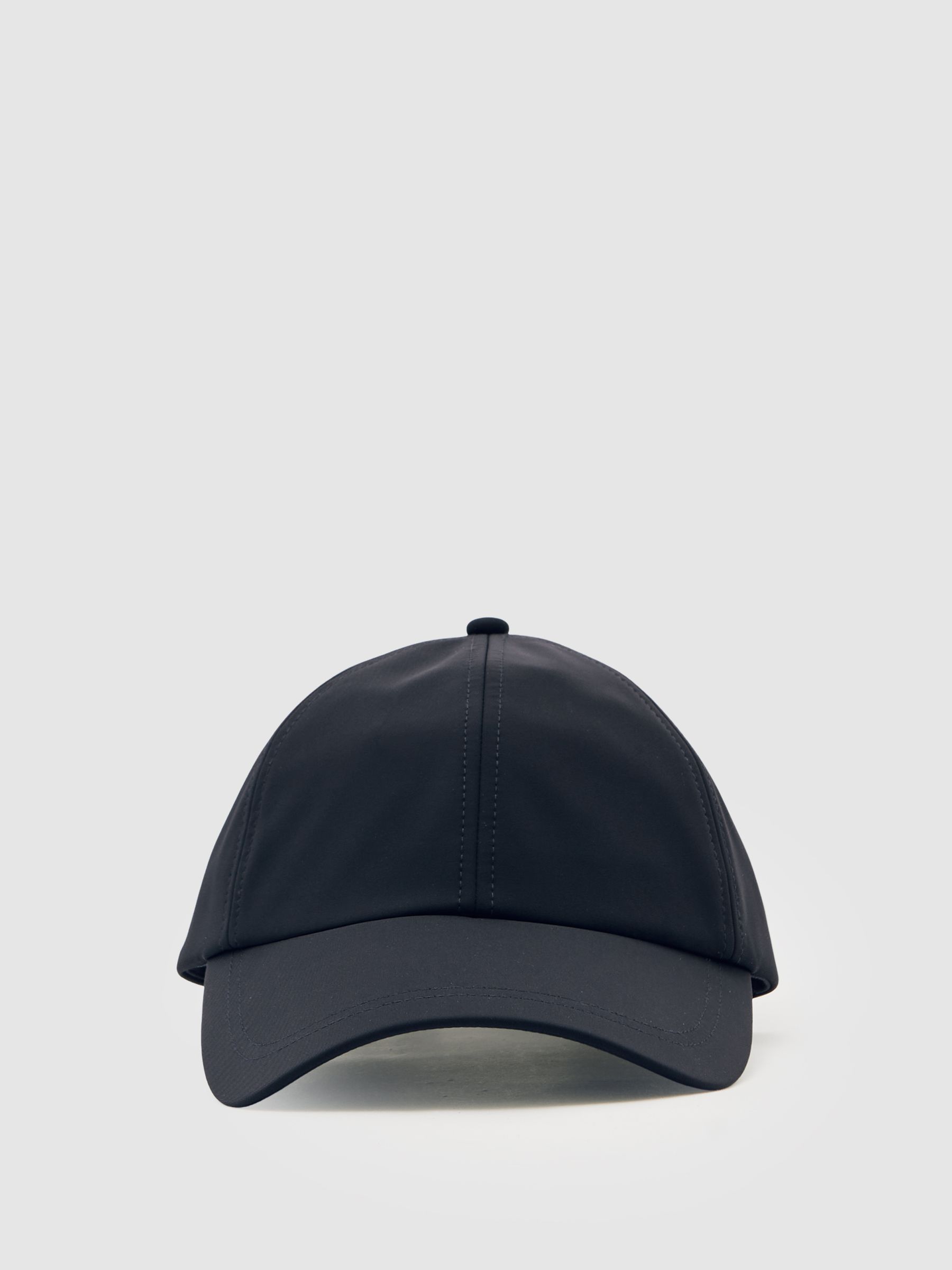 Embroidered Logo Tech Baseball Cap in Navy