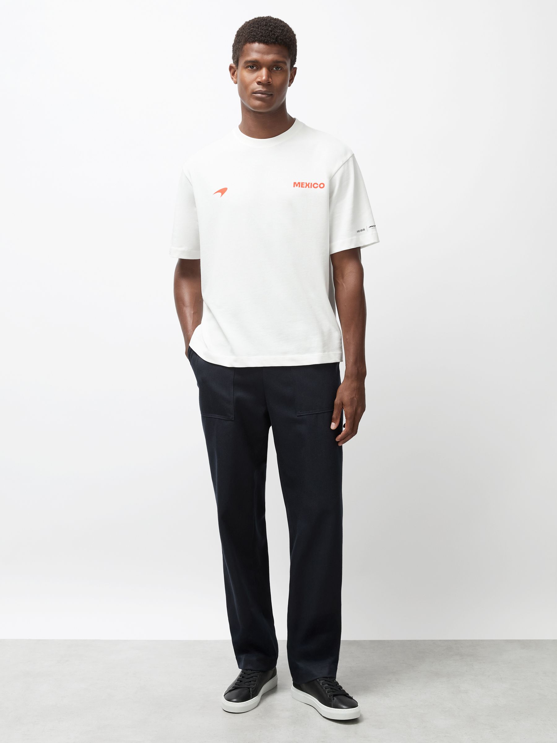 McLaren F1 Team Mexico City T-Shirt Unisex Fit in White