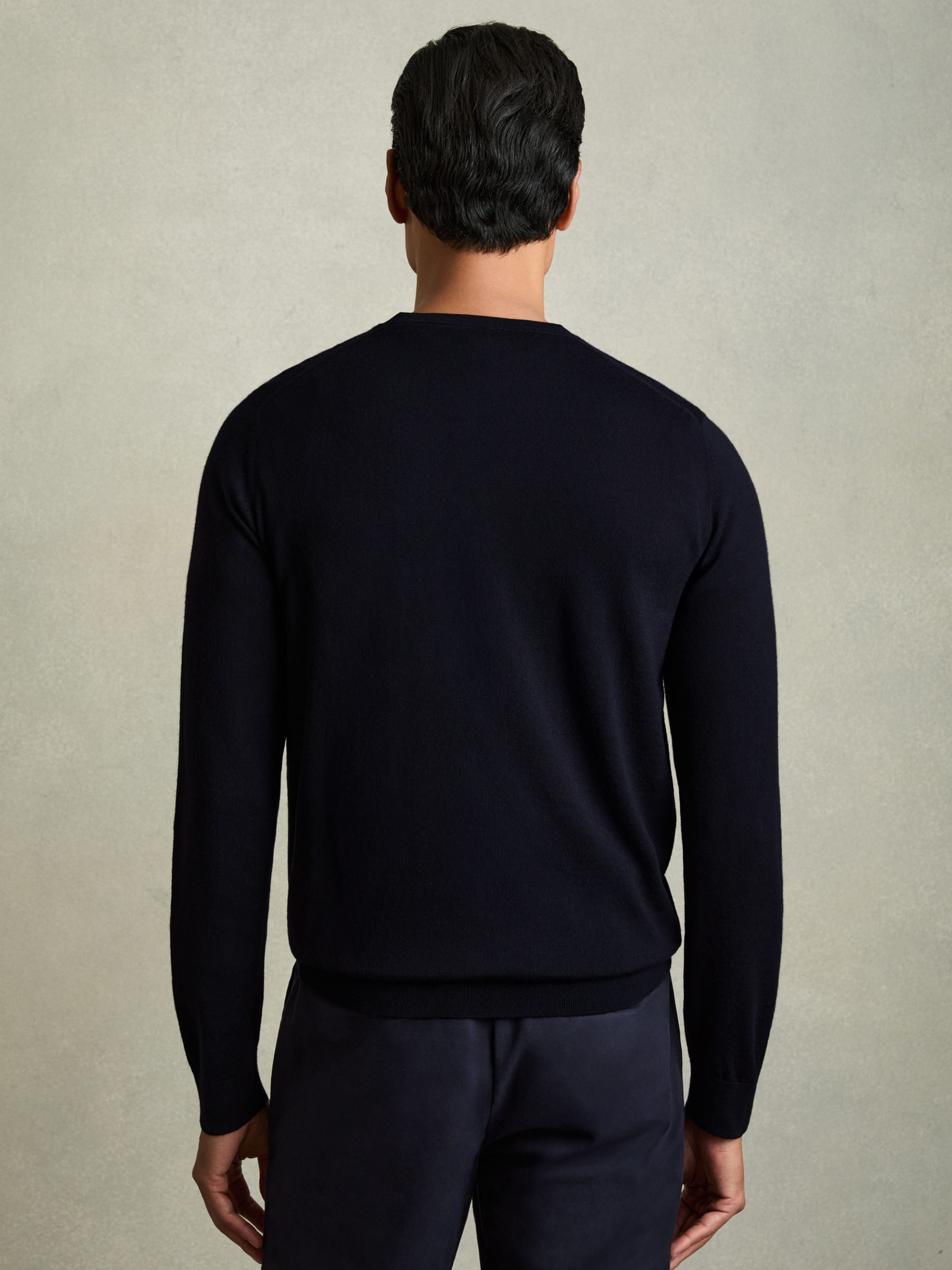 Pack of Two Merino Wool Jumpers in Navy