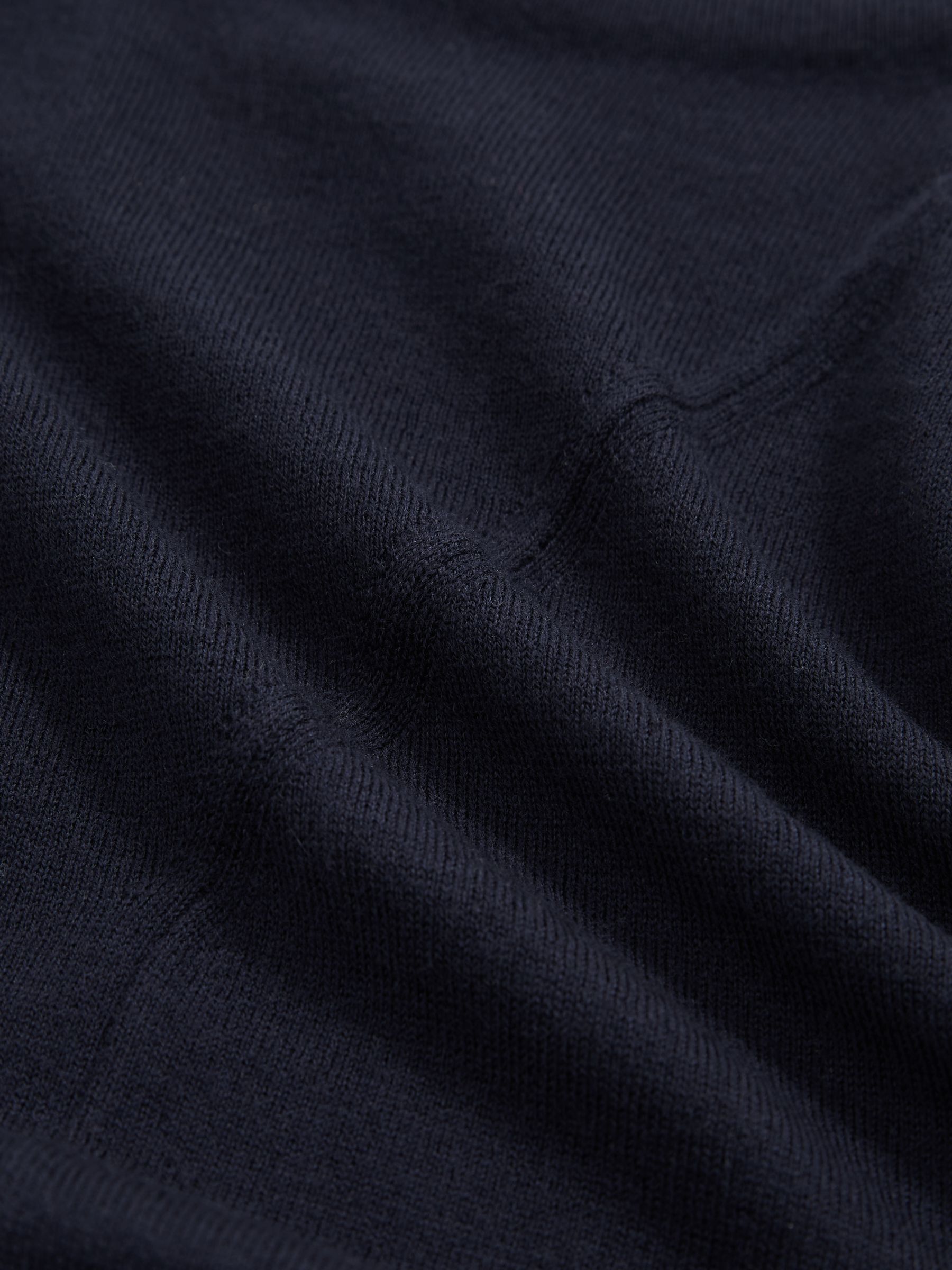 Wool Slouched Sleeveless Top in Navy