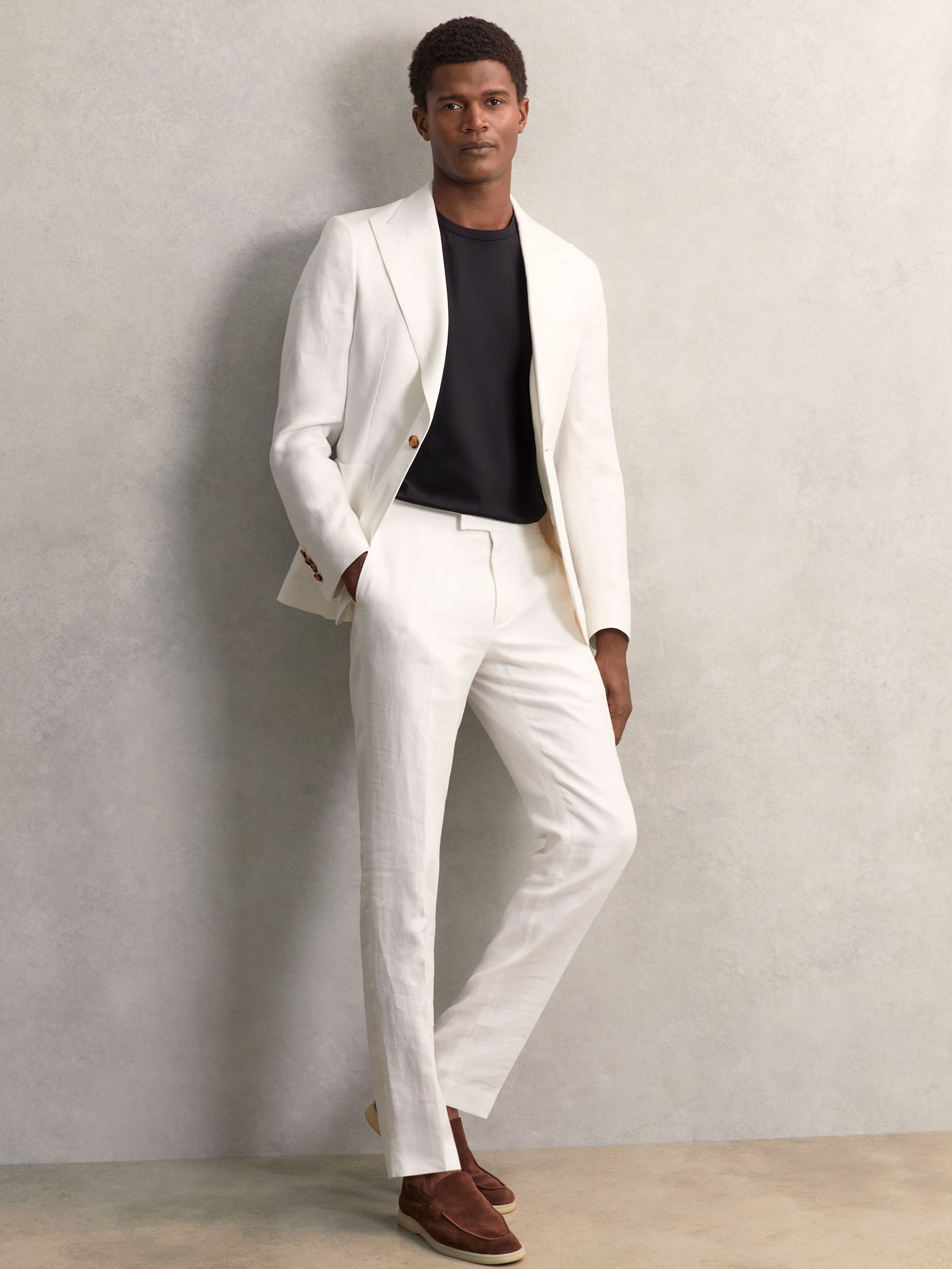 Airwater-Cotton Crew-Neck T-Shirt in Black