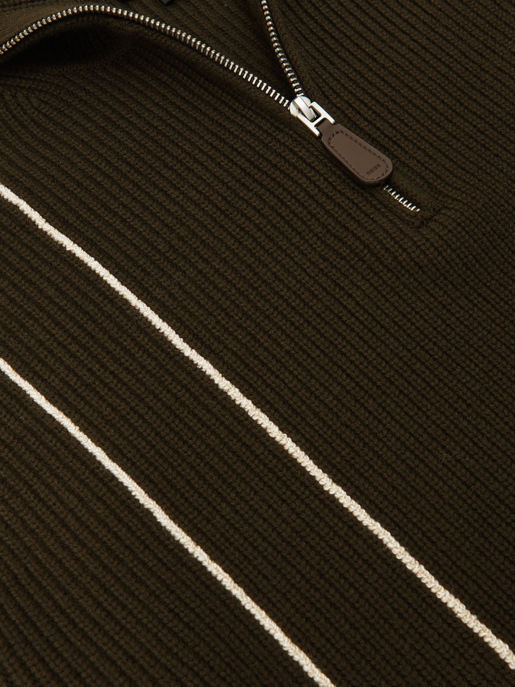 Jumper in Dark Olive Green