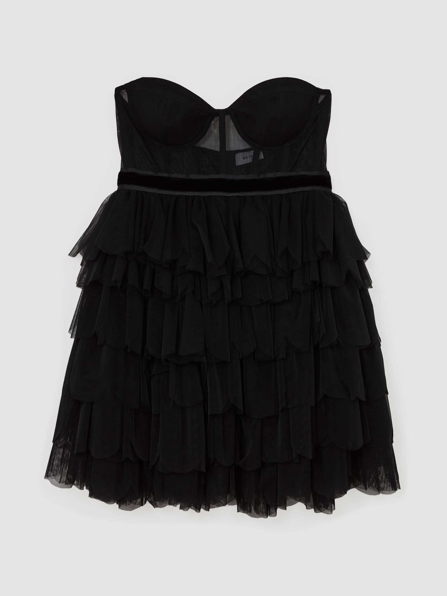 Reiss | Royal Ballet Tulle Mini Dress in Black