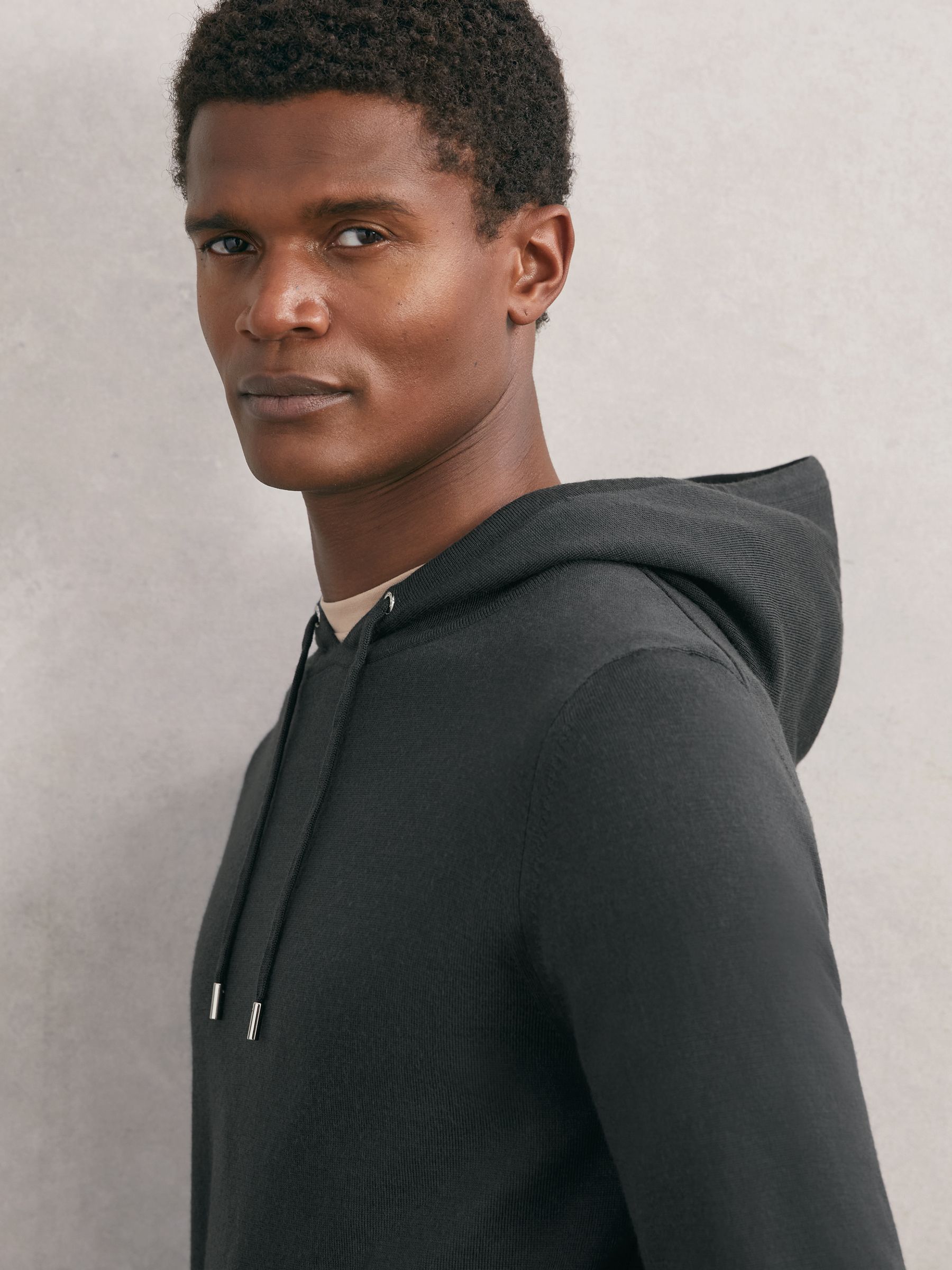 Hoodie in Camel Brown