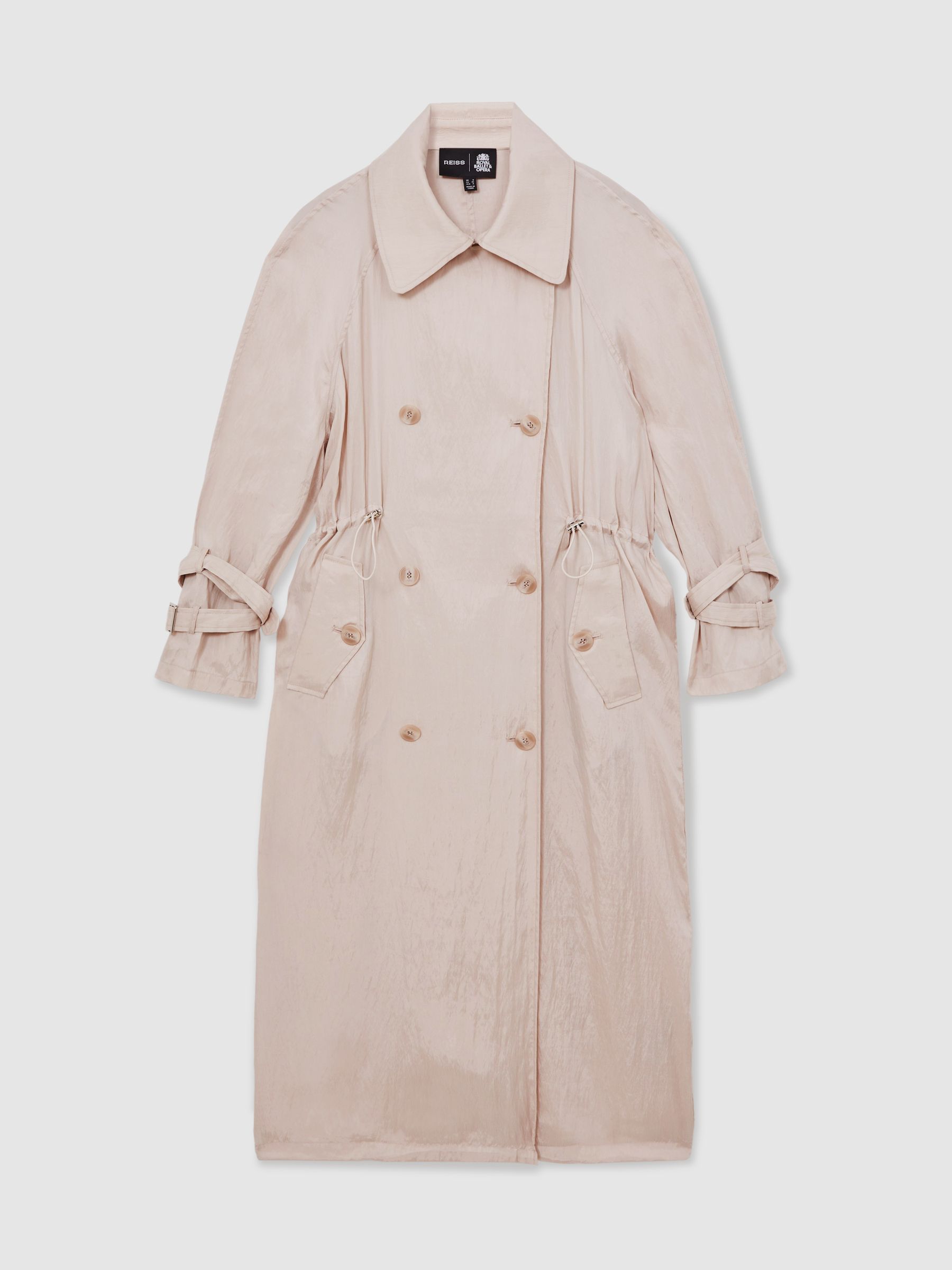 Reiss | Royal Ballet Trench Coat in Neutral