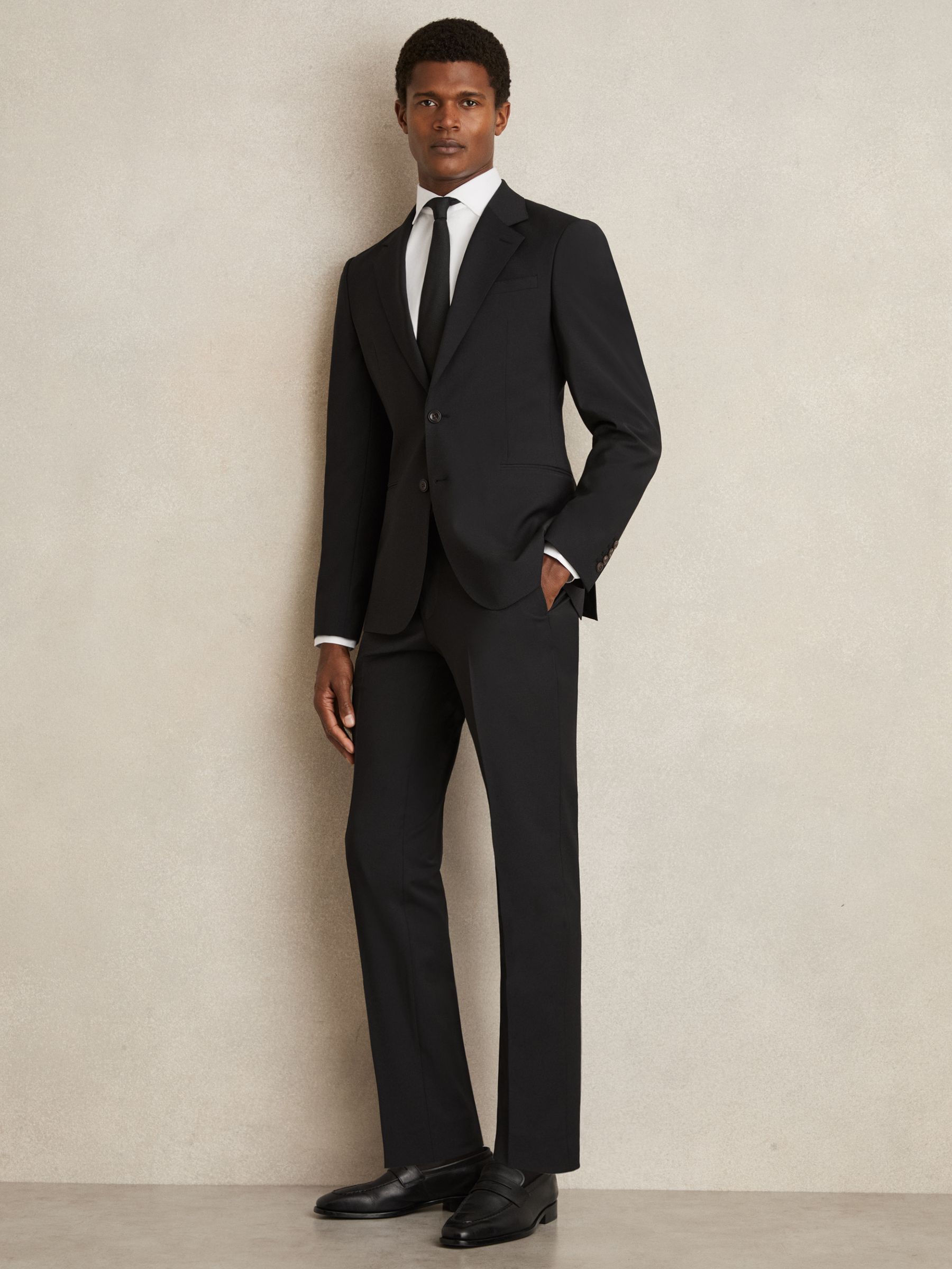 Regular Fit Cotton Double-Cuff Shirt in White