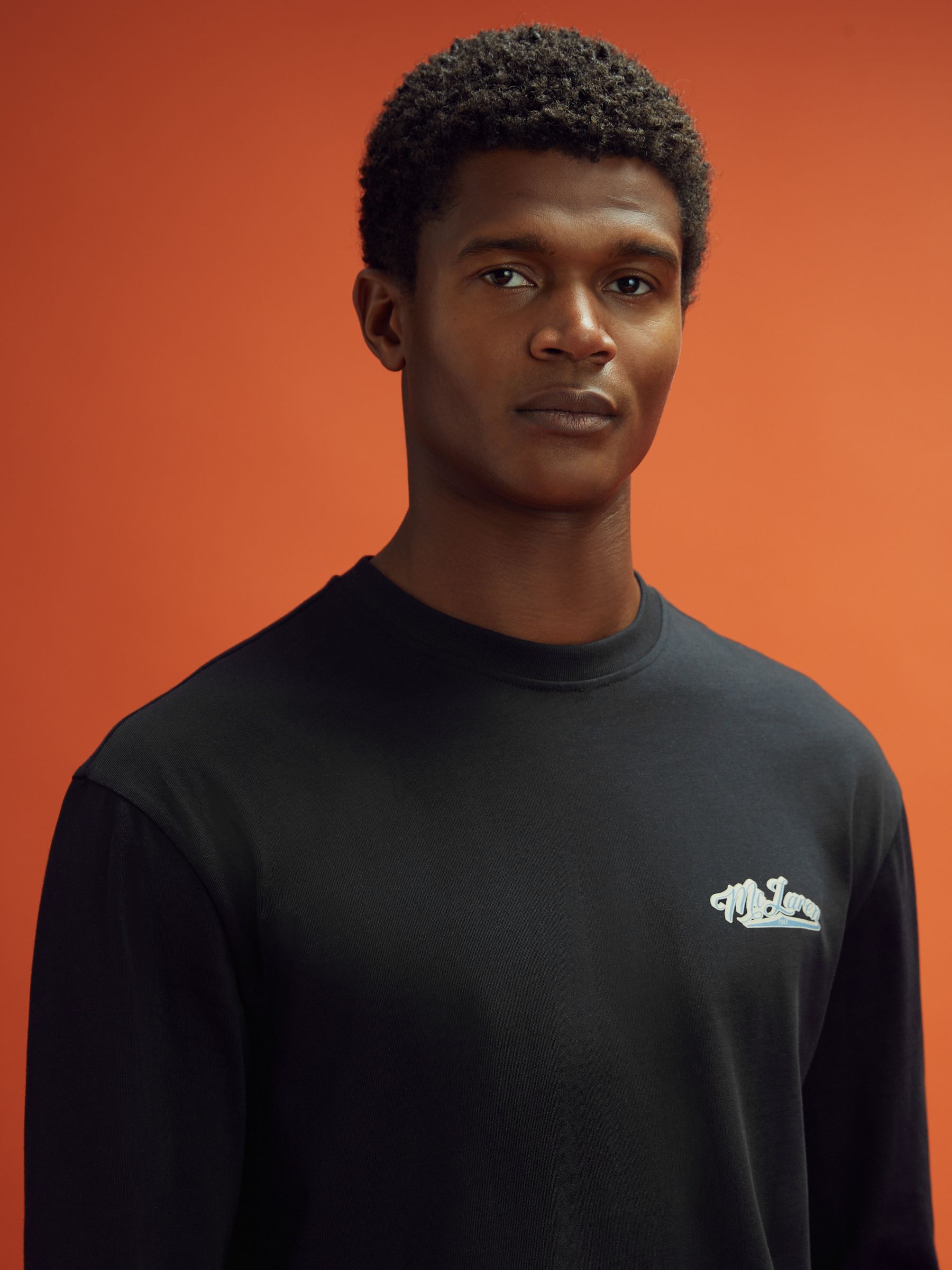 McLaren F1 Crew Neck Tour T-Shirt in Black