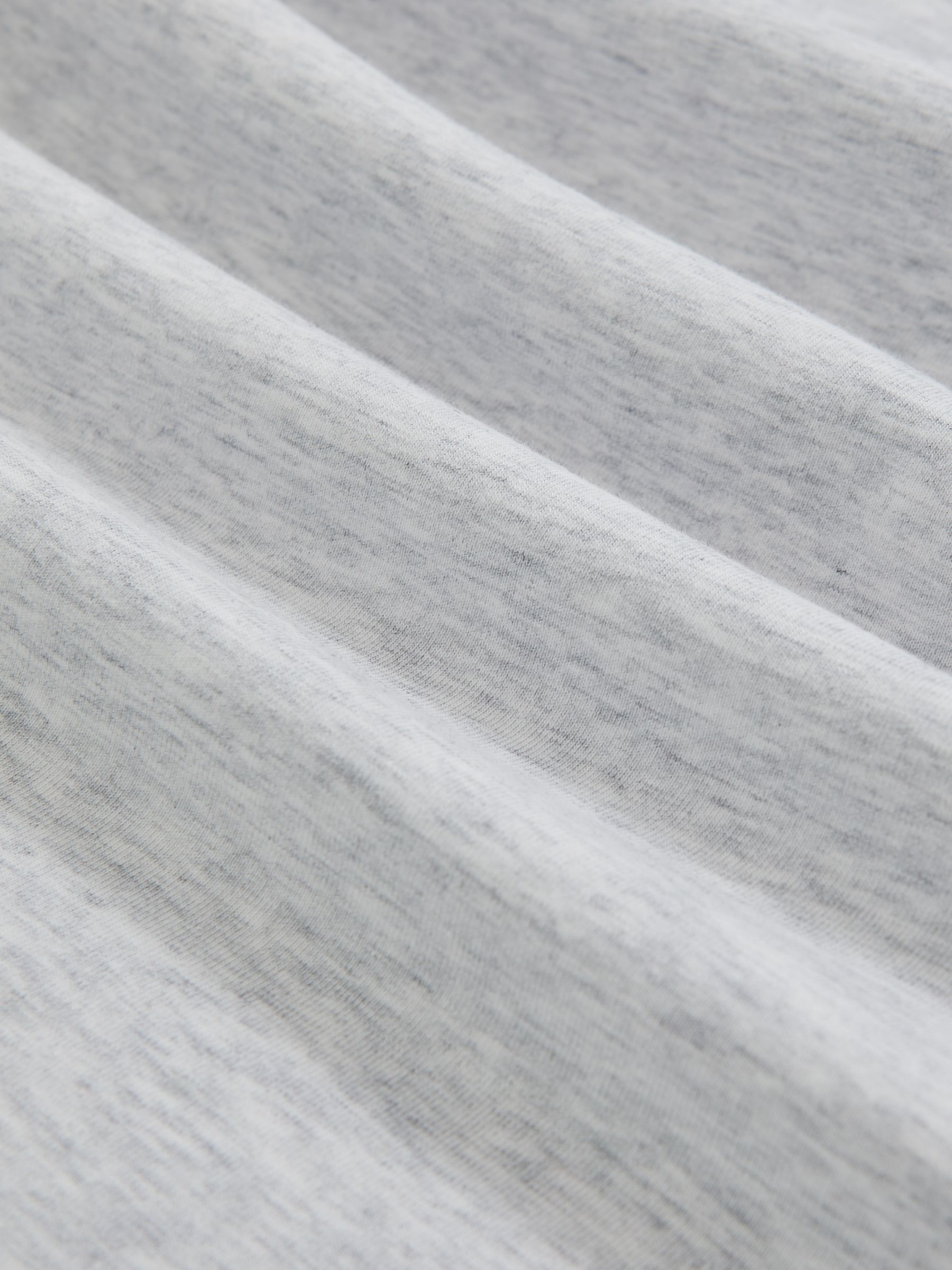 Stretch-Cotton Loungewear T-Shirt in Soft Grey