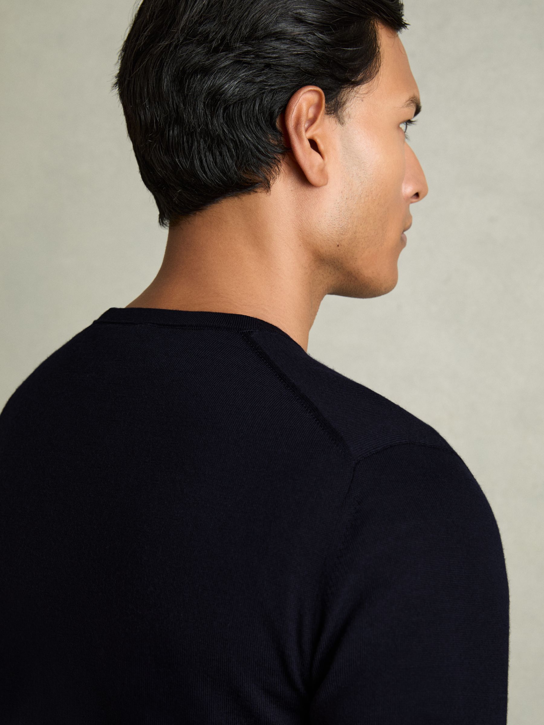 Pack of Two Merino Wool Jumpers in Navy