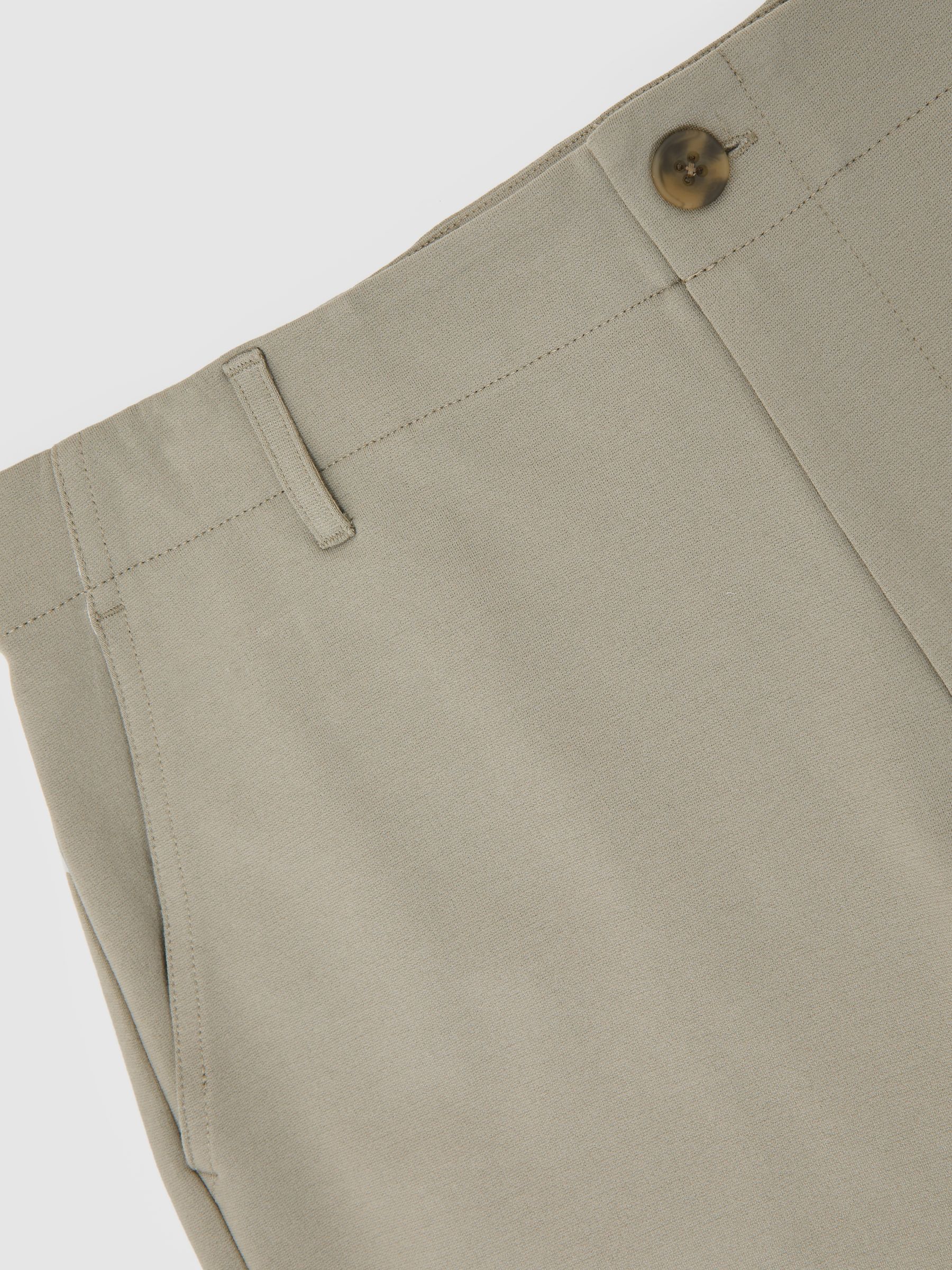 Paige Slim-Fit Stretch Shorts in Light Green