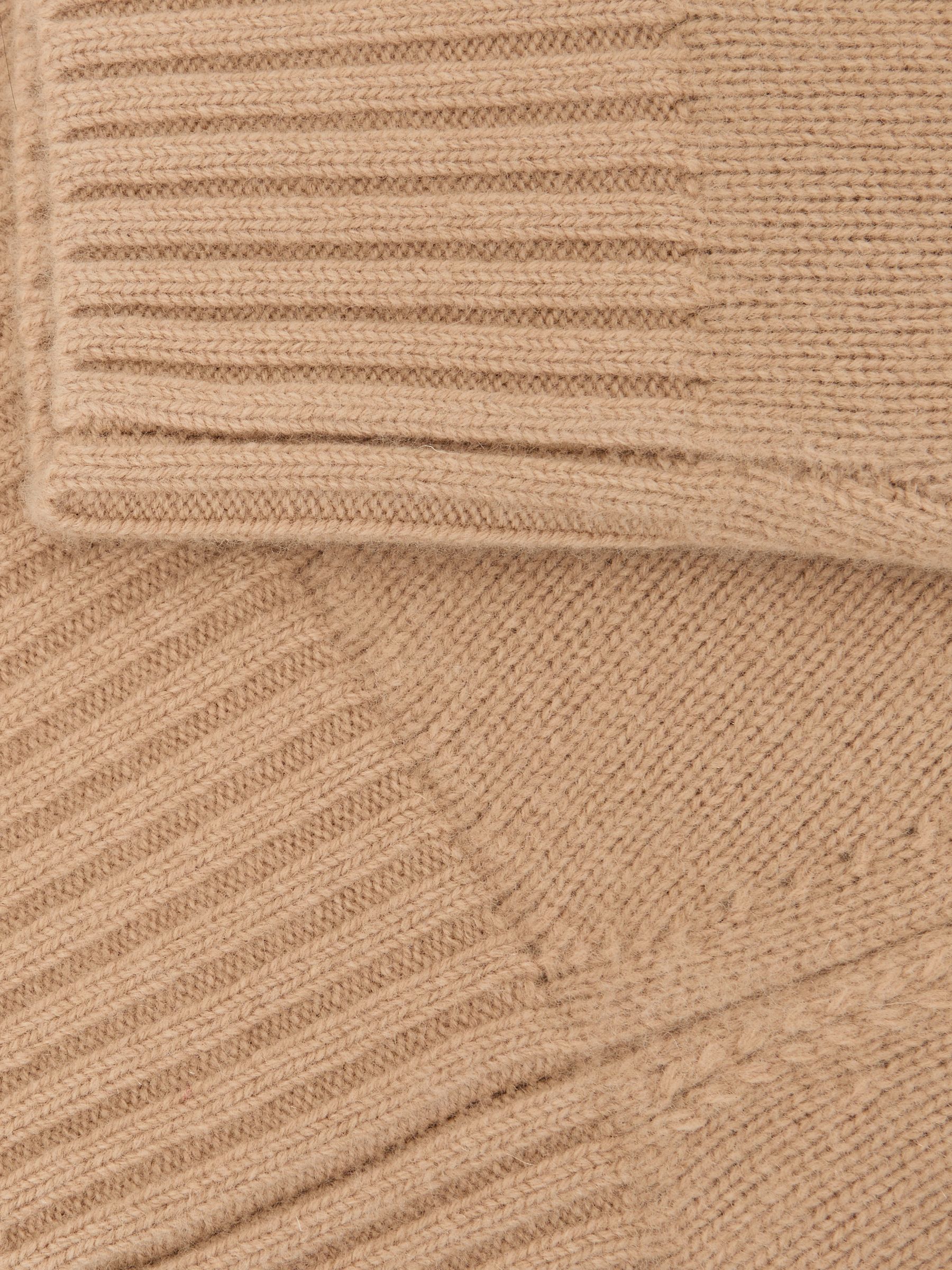 Wool-Cashmere Crew-Neck Jumper in Camel