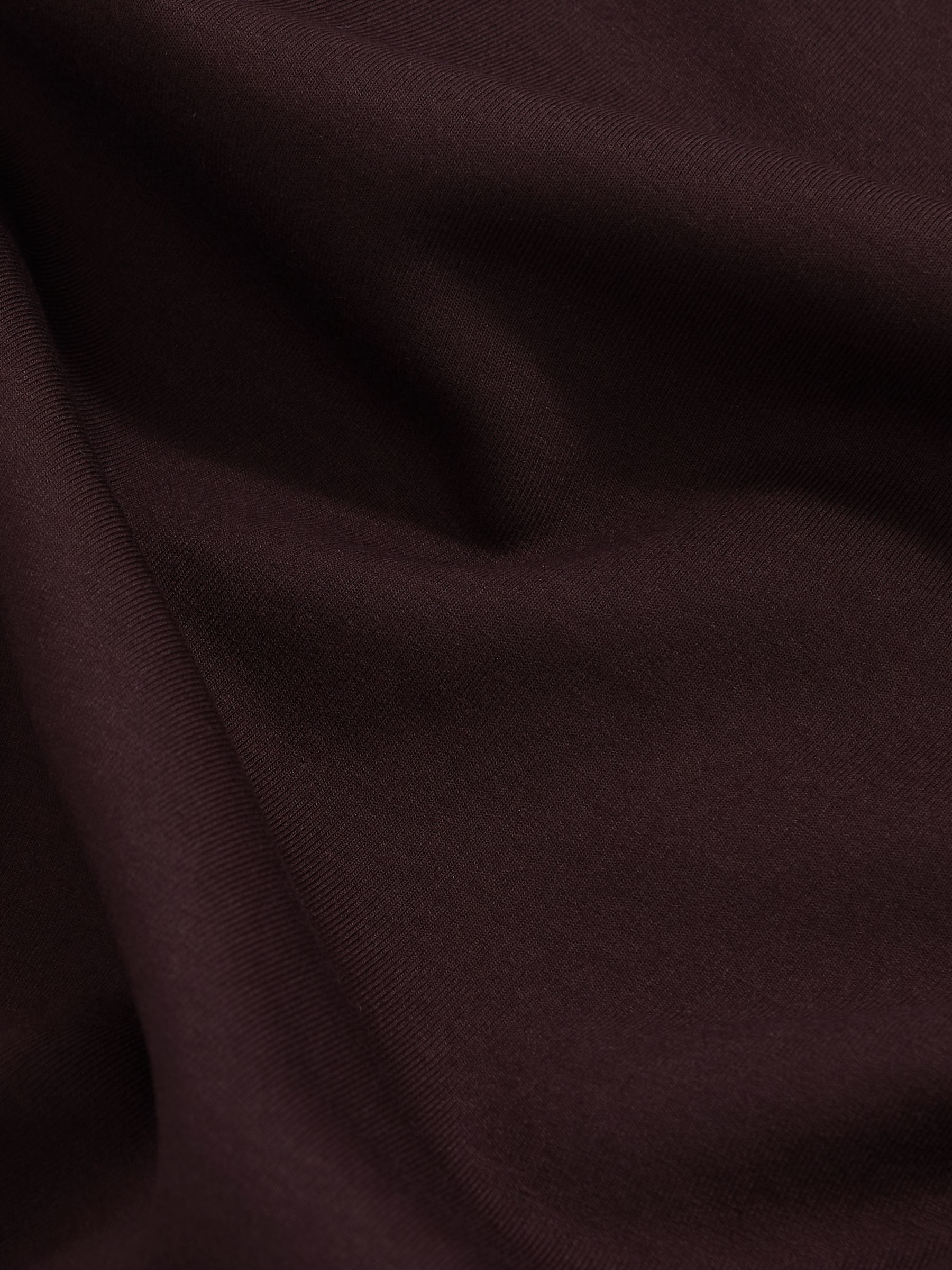 Premium Interlock Crew-Neck T-Shirt in Cherry Red