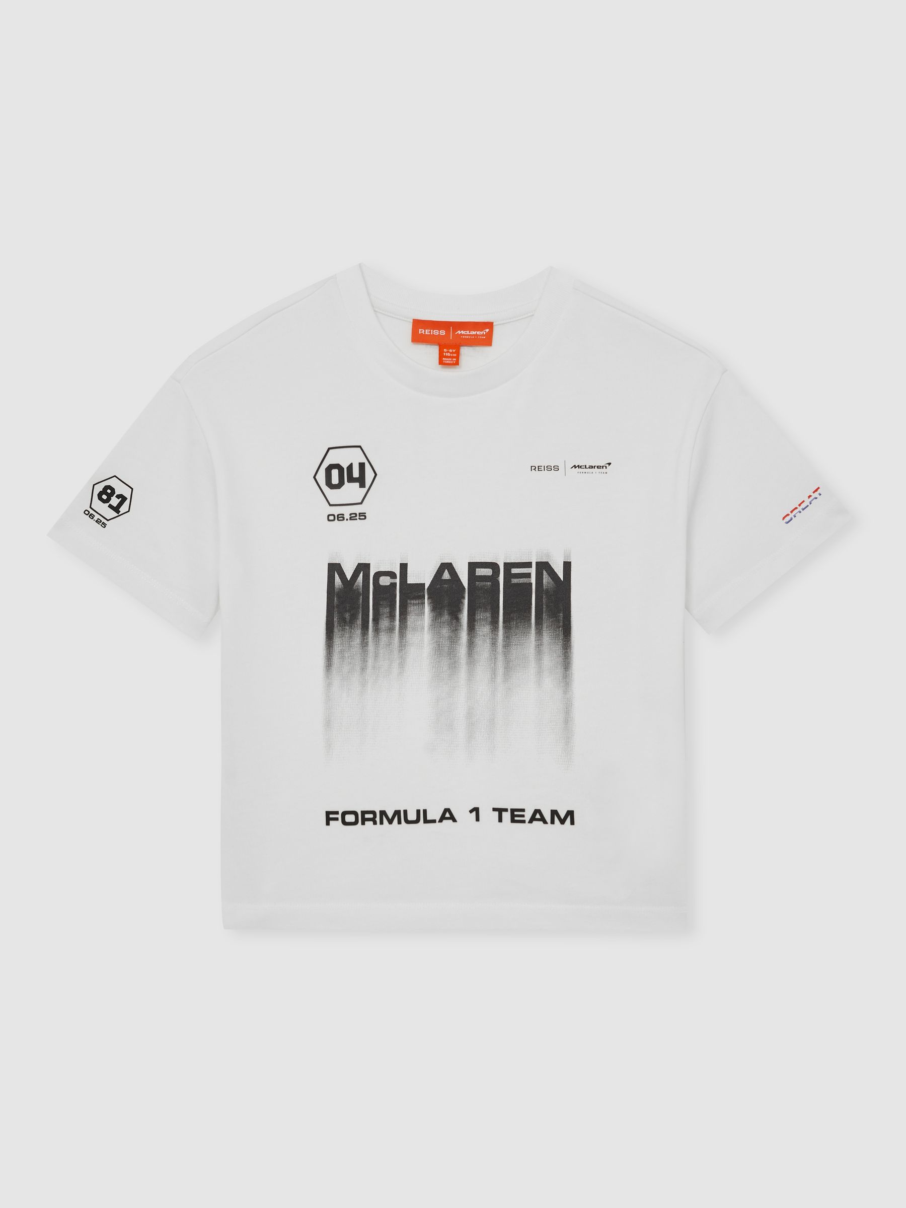 3-9 yrs McLaren F1 Team British GP T-Shirt Unisex Fit in White