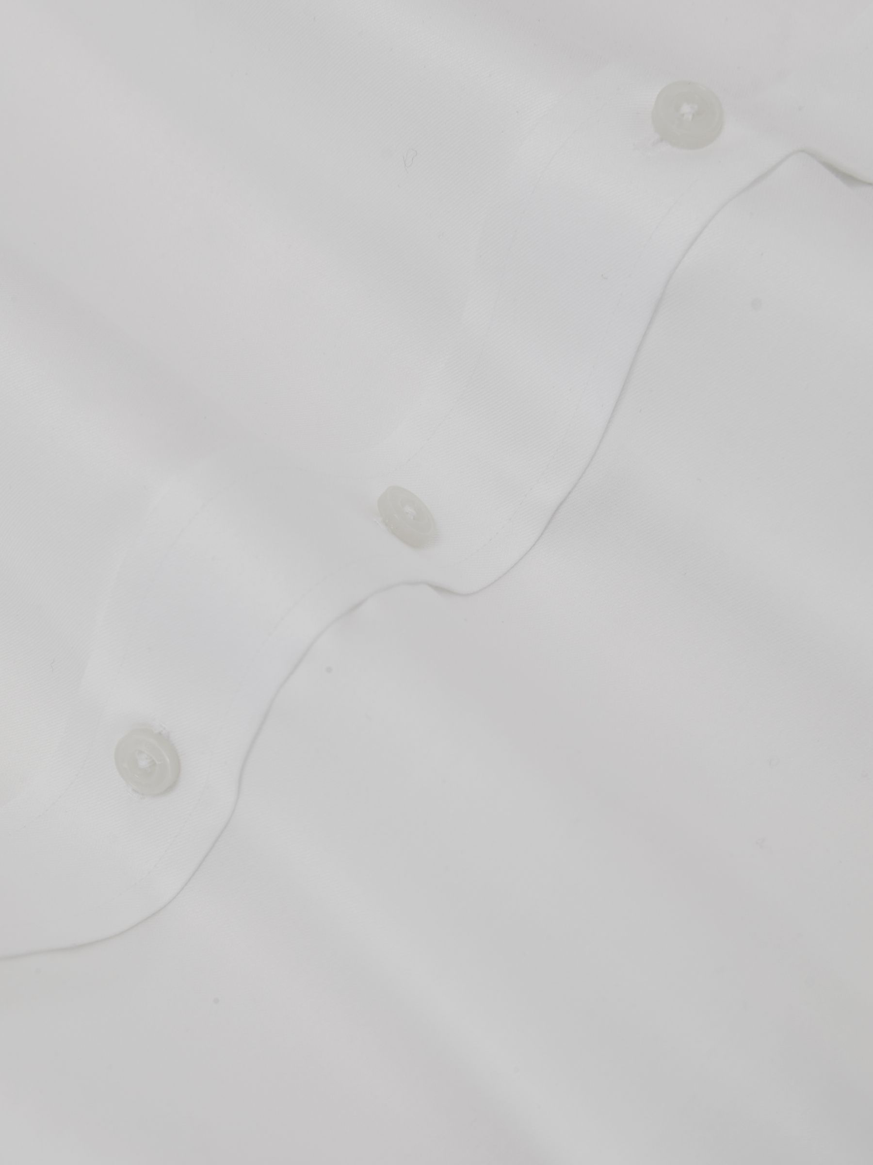 Regular Fit Stretch Double-Cuff Shirt Cotton-Blend in White