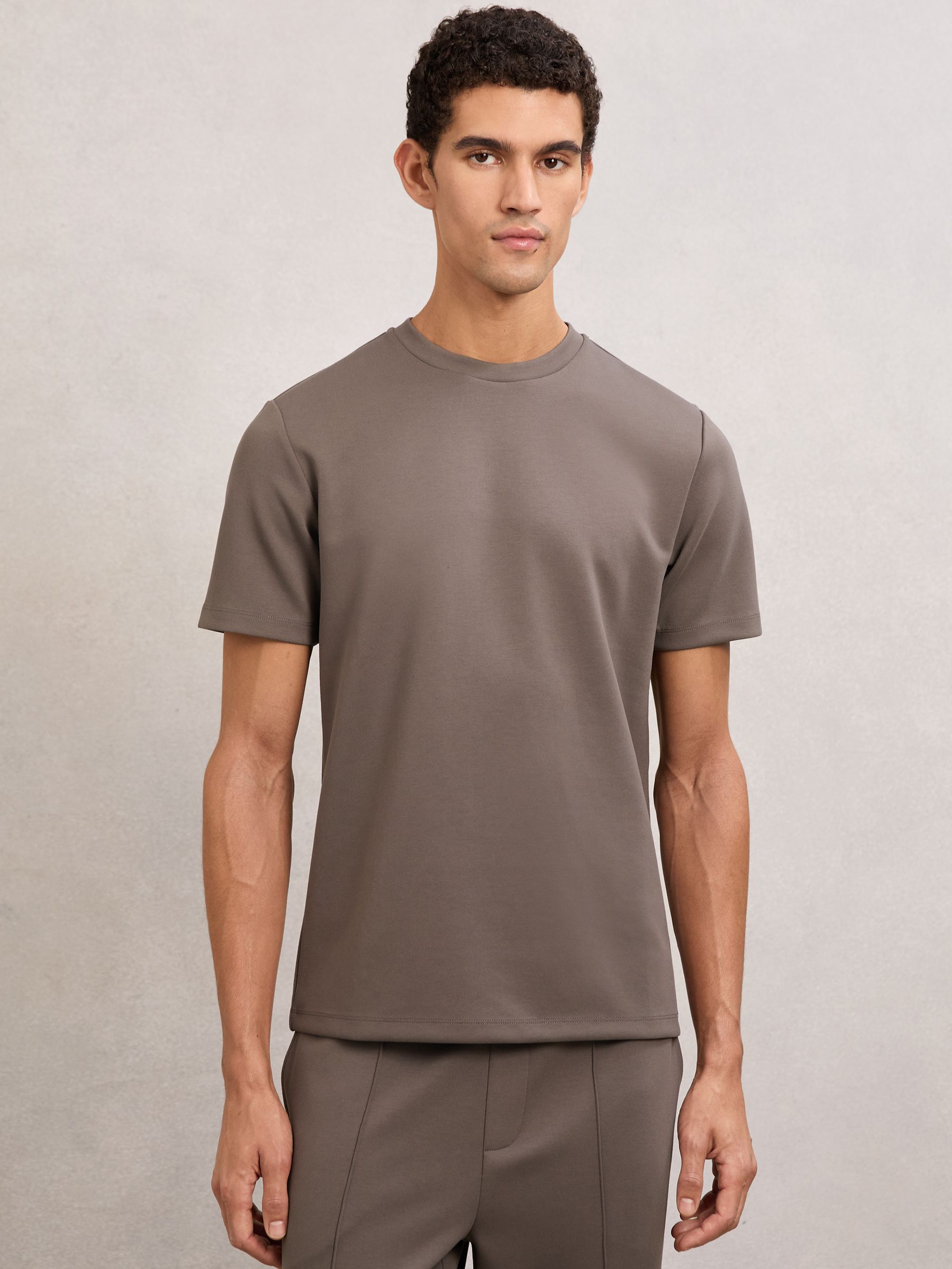 T-Shirt in Light Brown