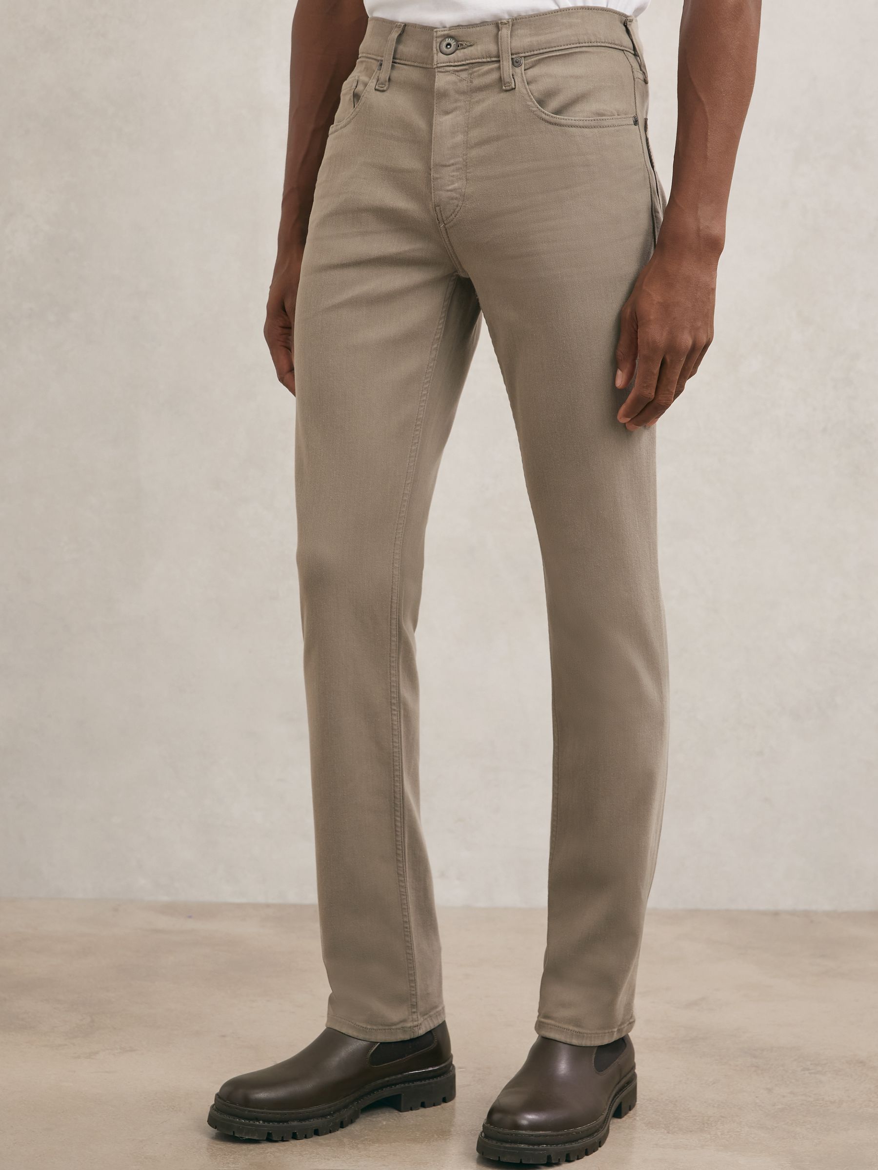 Paige Federal Jeans in Stone Neutral