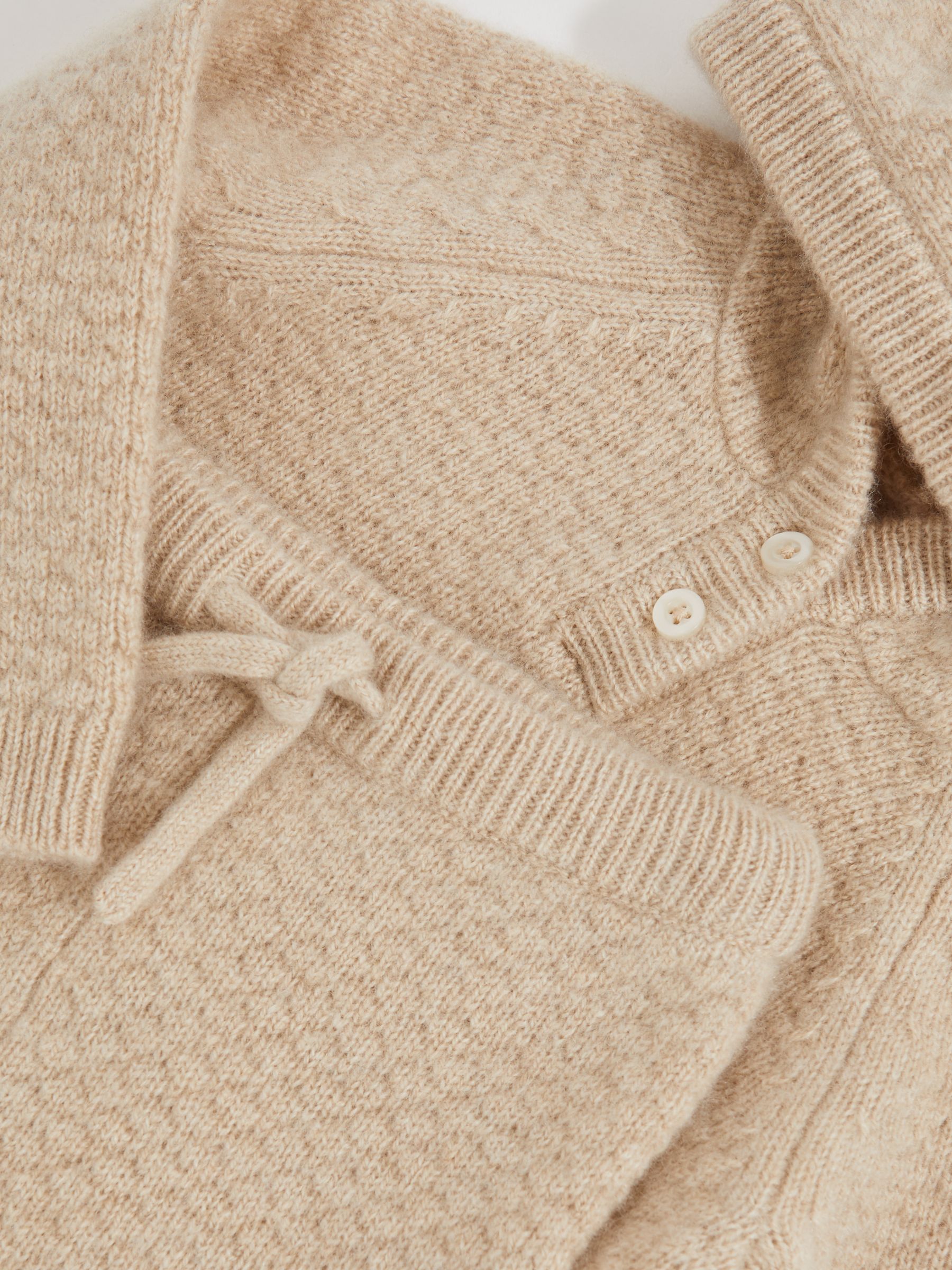 100% Cashmere Hoodie and Leggings Set in Neutral