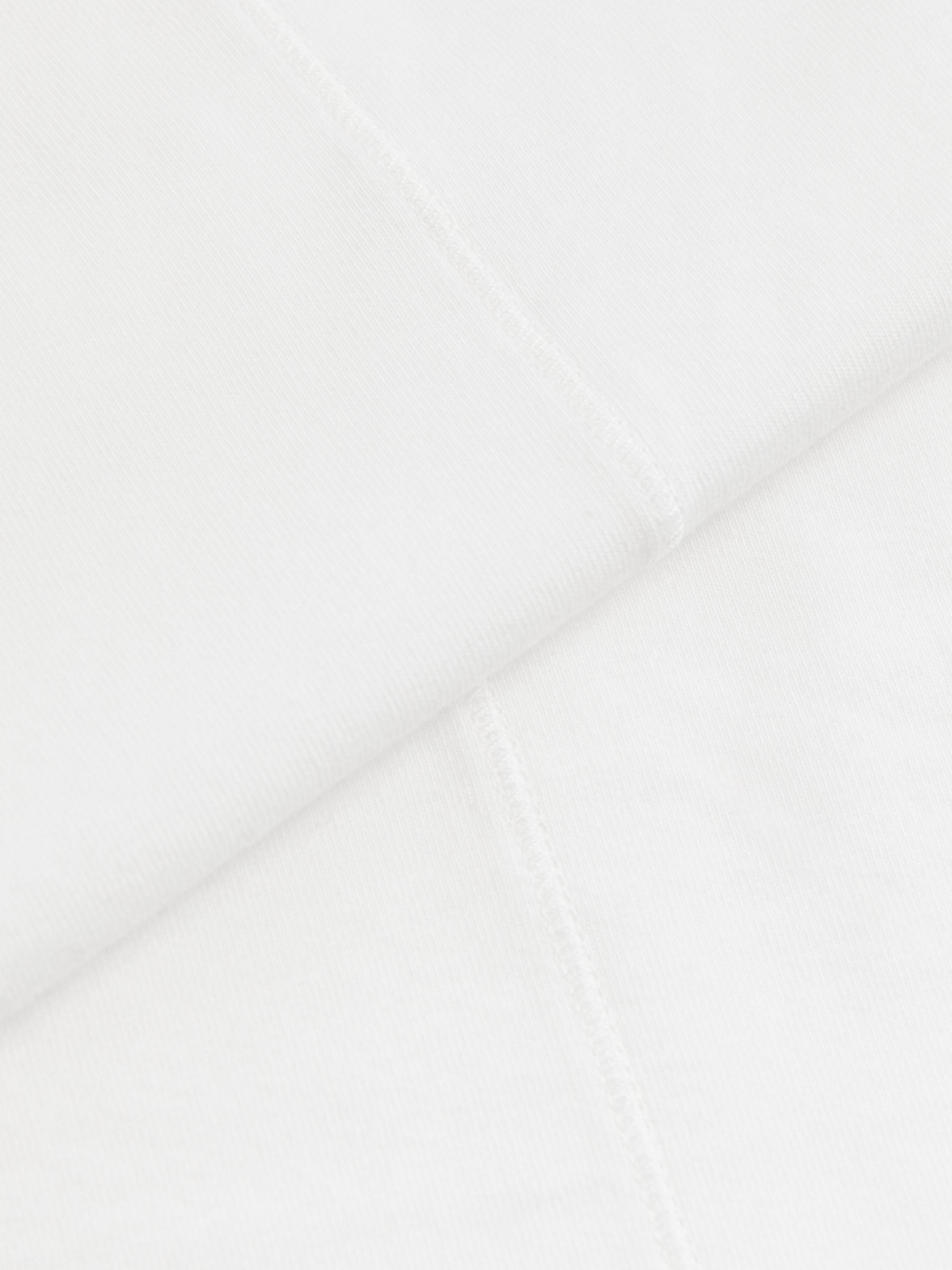 Stretch-Cotton Crew-Neck T-Shirt in White