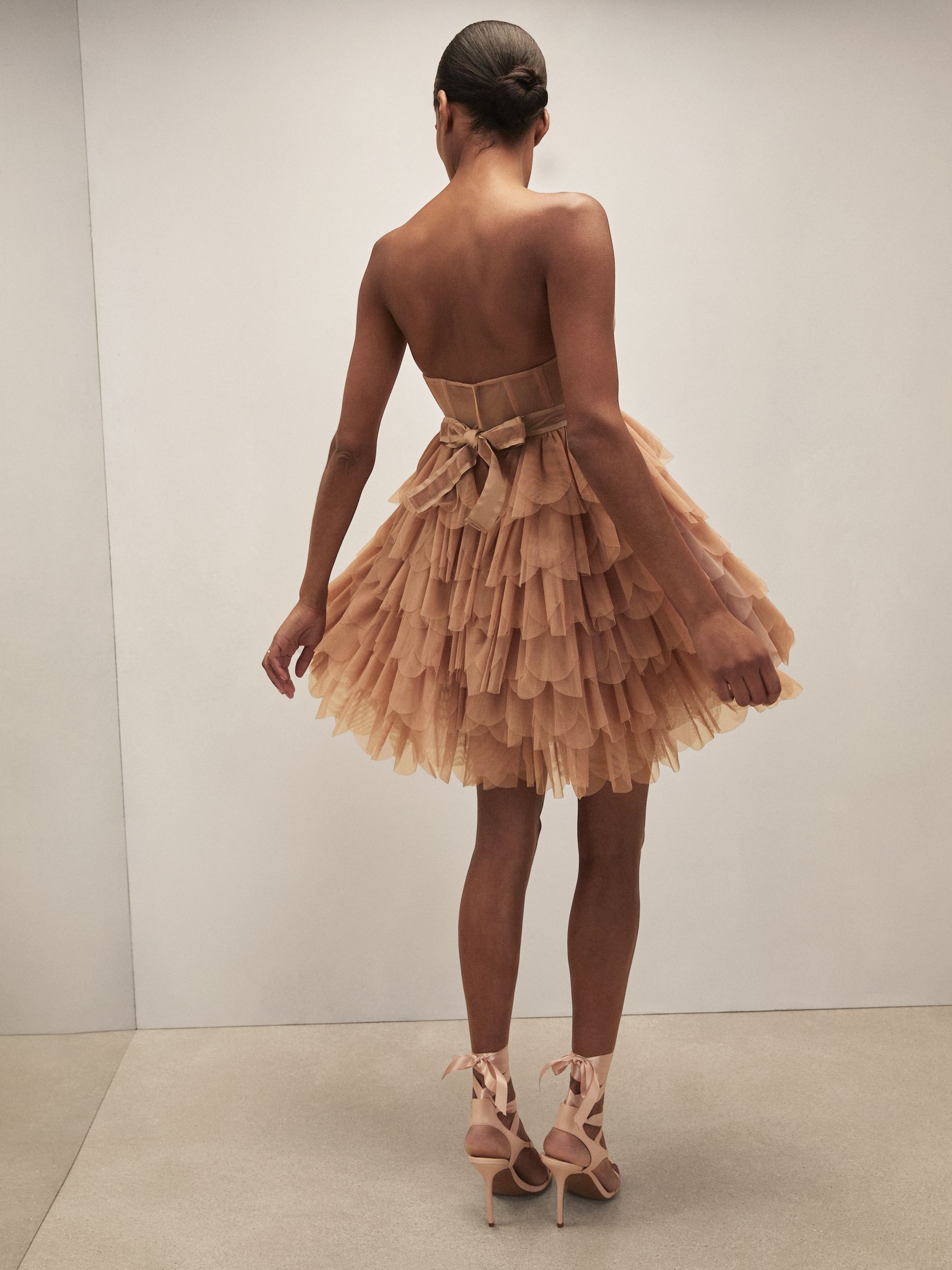 Reiss | Royal Ballet Tulle Mini Dress in Pink