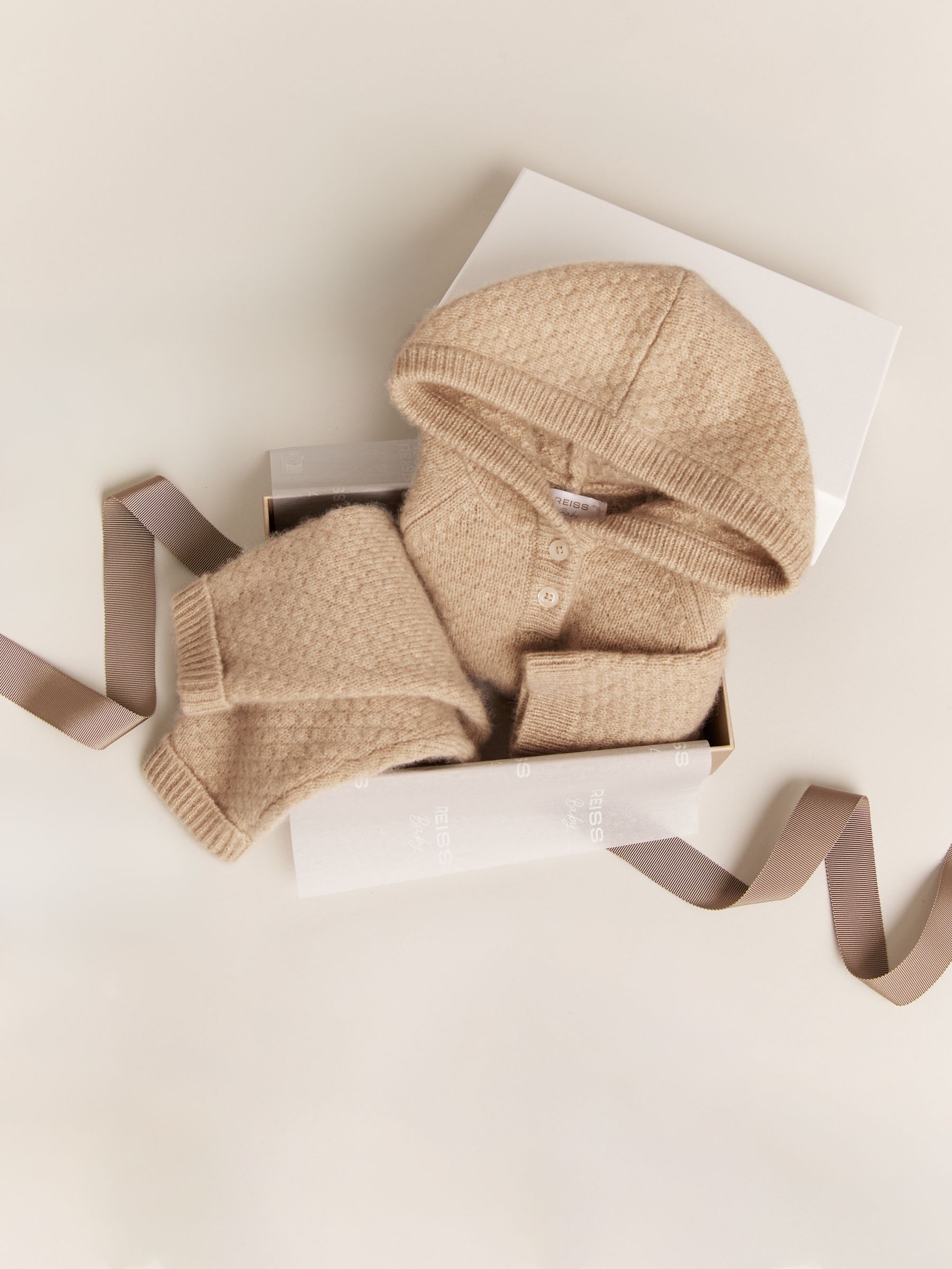 100% Cashmere Hoodie and Leggings Set in Neutral