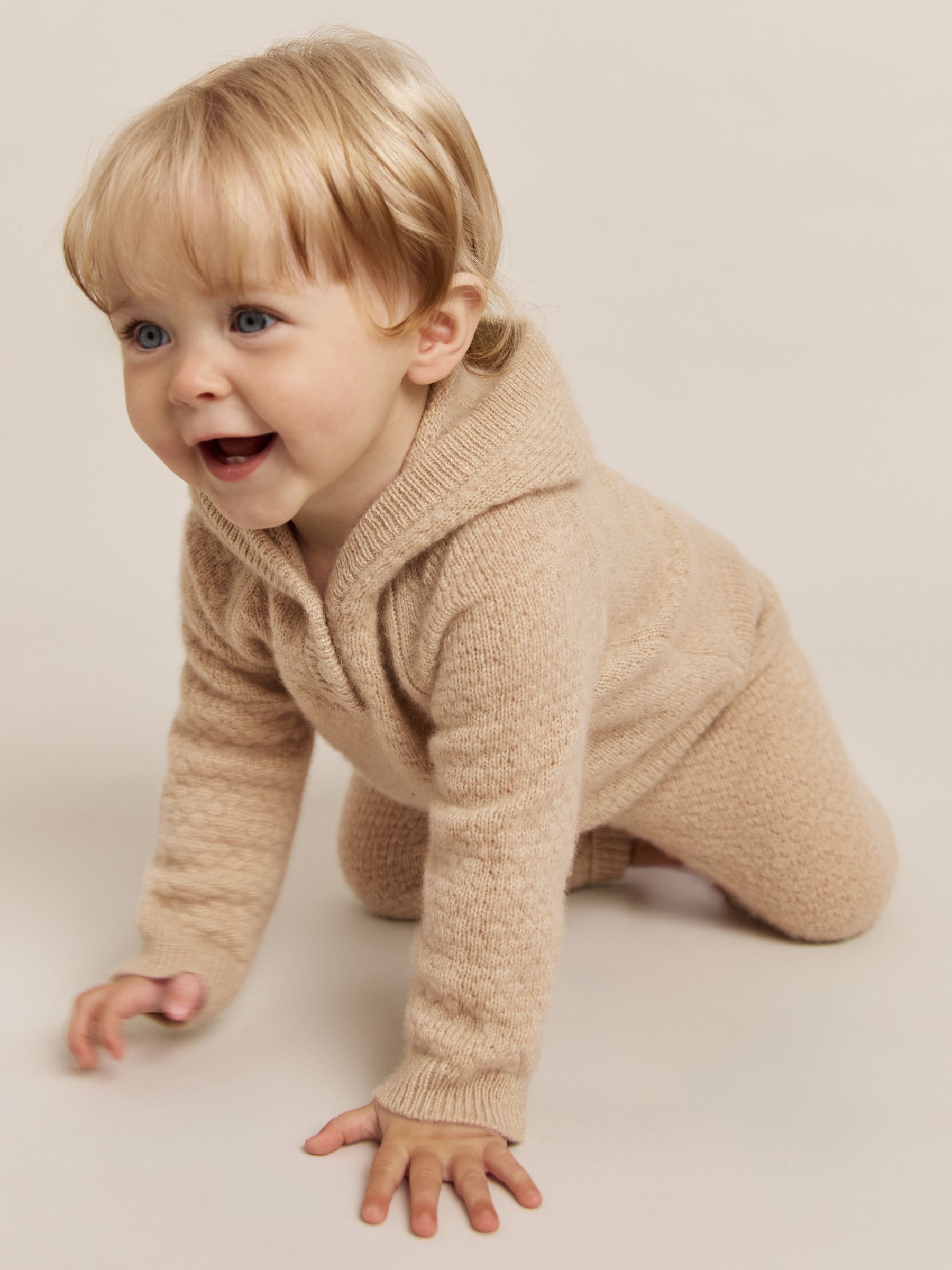 100% Cashmere Hoodie and Leggings Set in Neutral