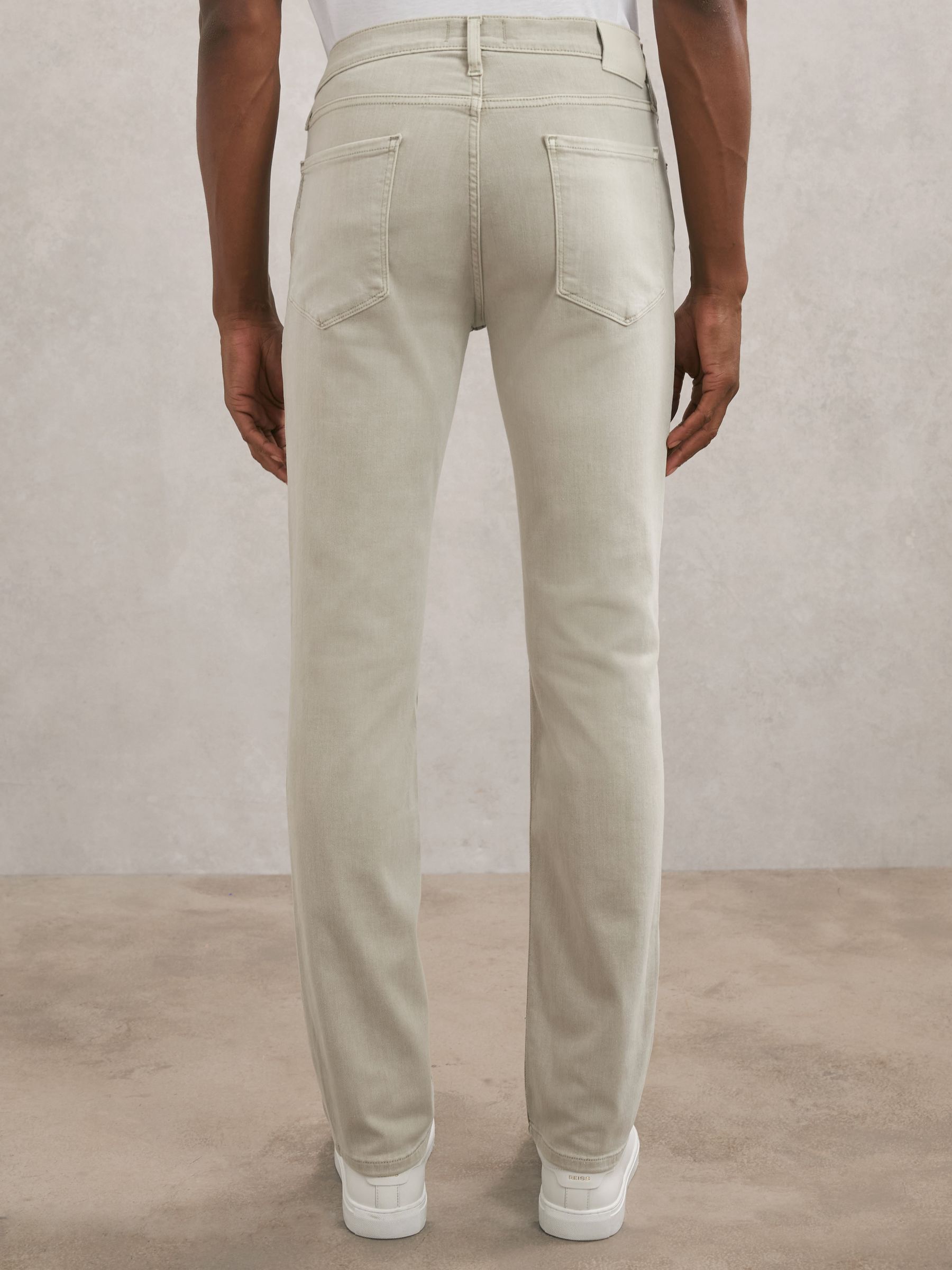 Paige Federal Jeans in Light Grey