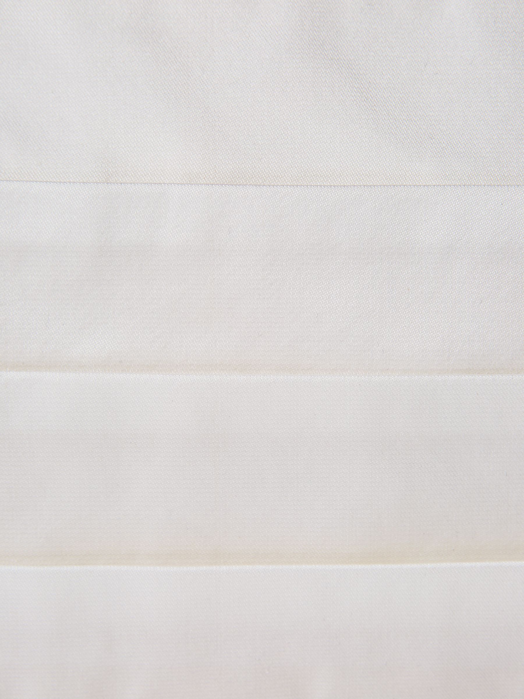 Silk Grosgrain Cummerbund in Ivory