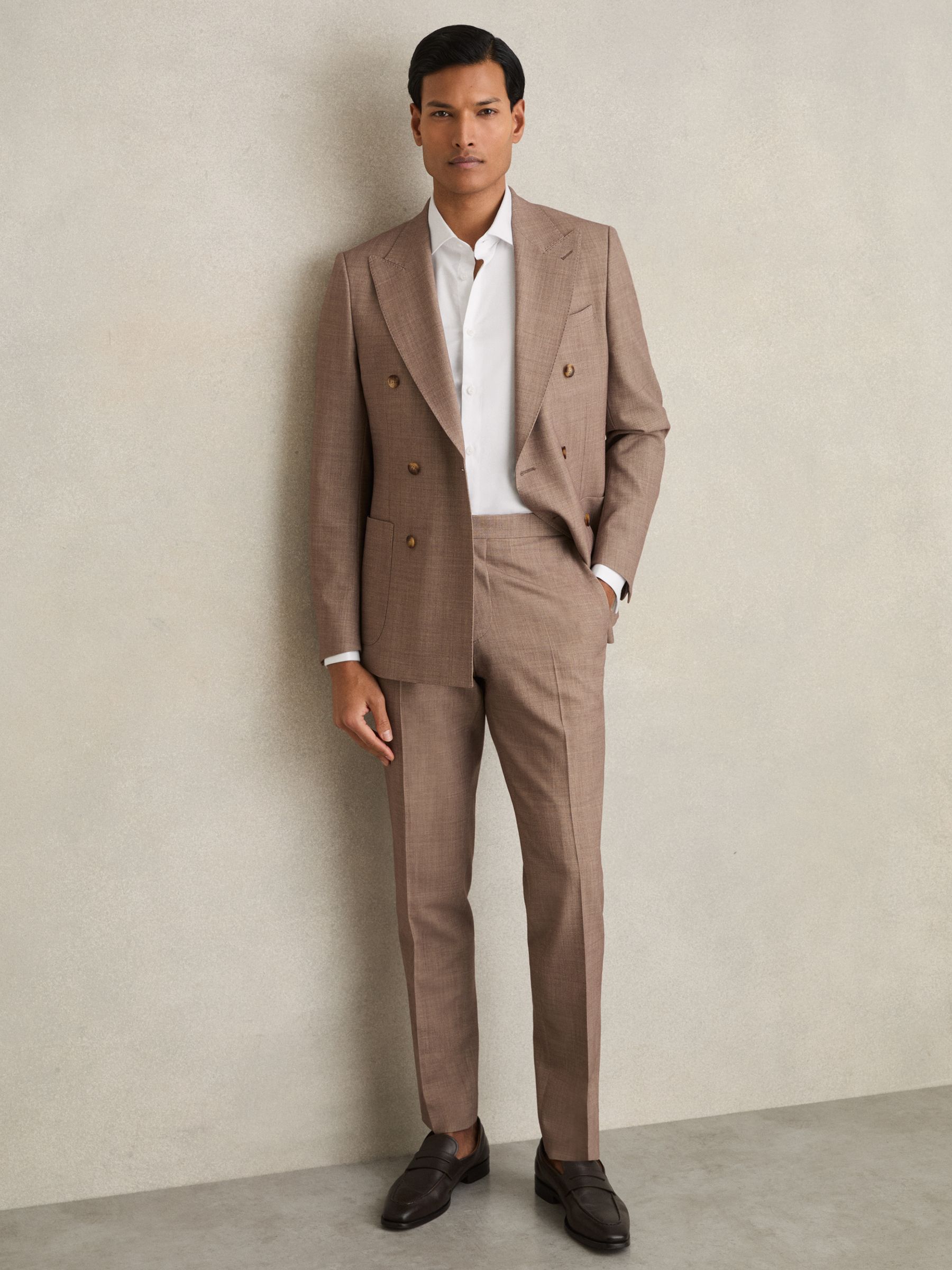 Slim Fit Cotton-Sateen Shirt in White