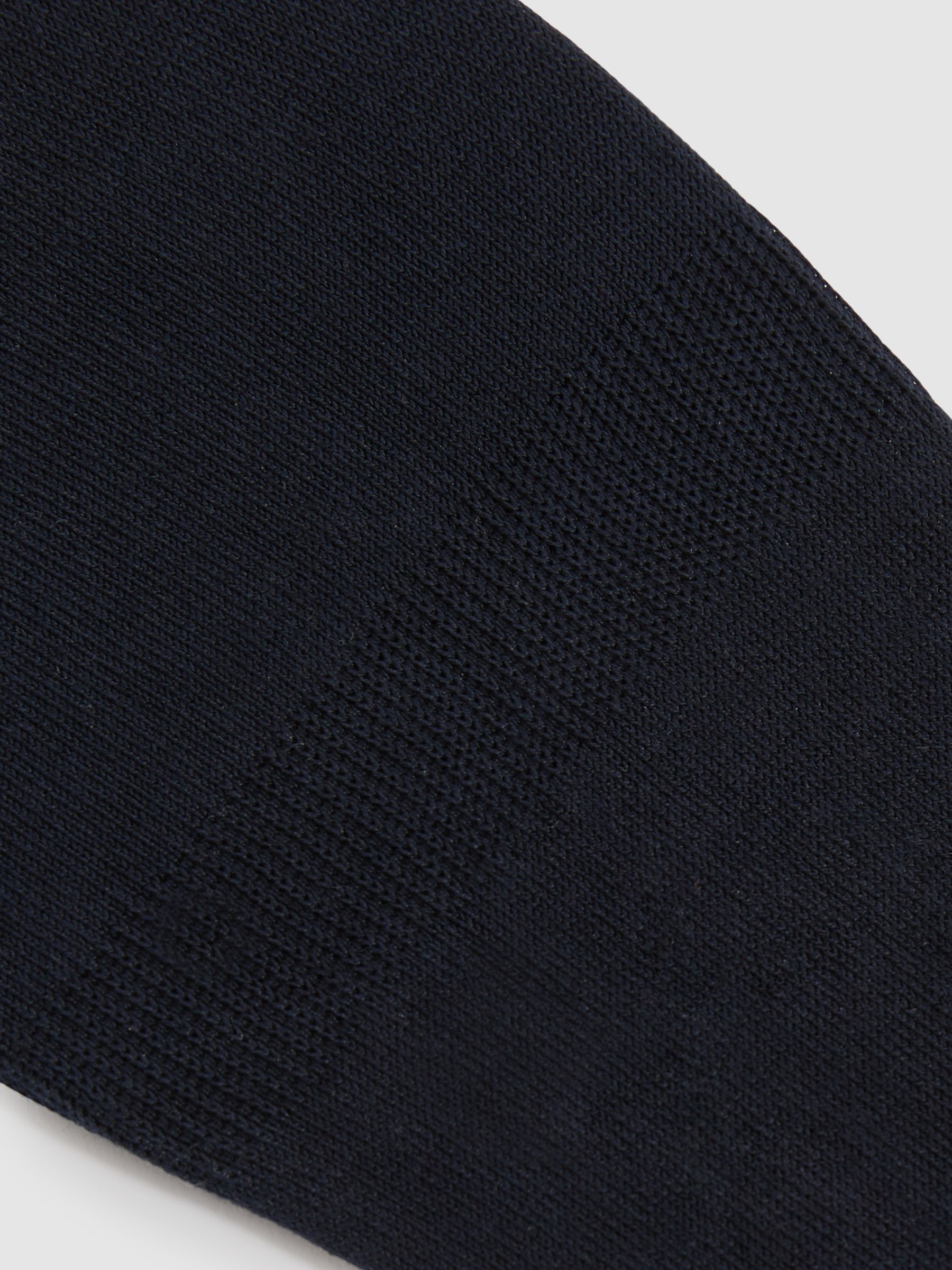 Cotton-Blend Loafer Socks in Navy