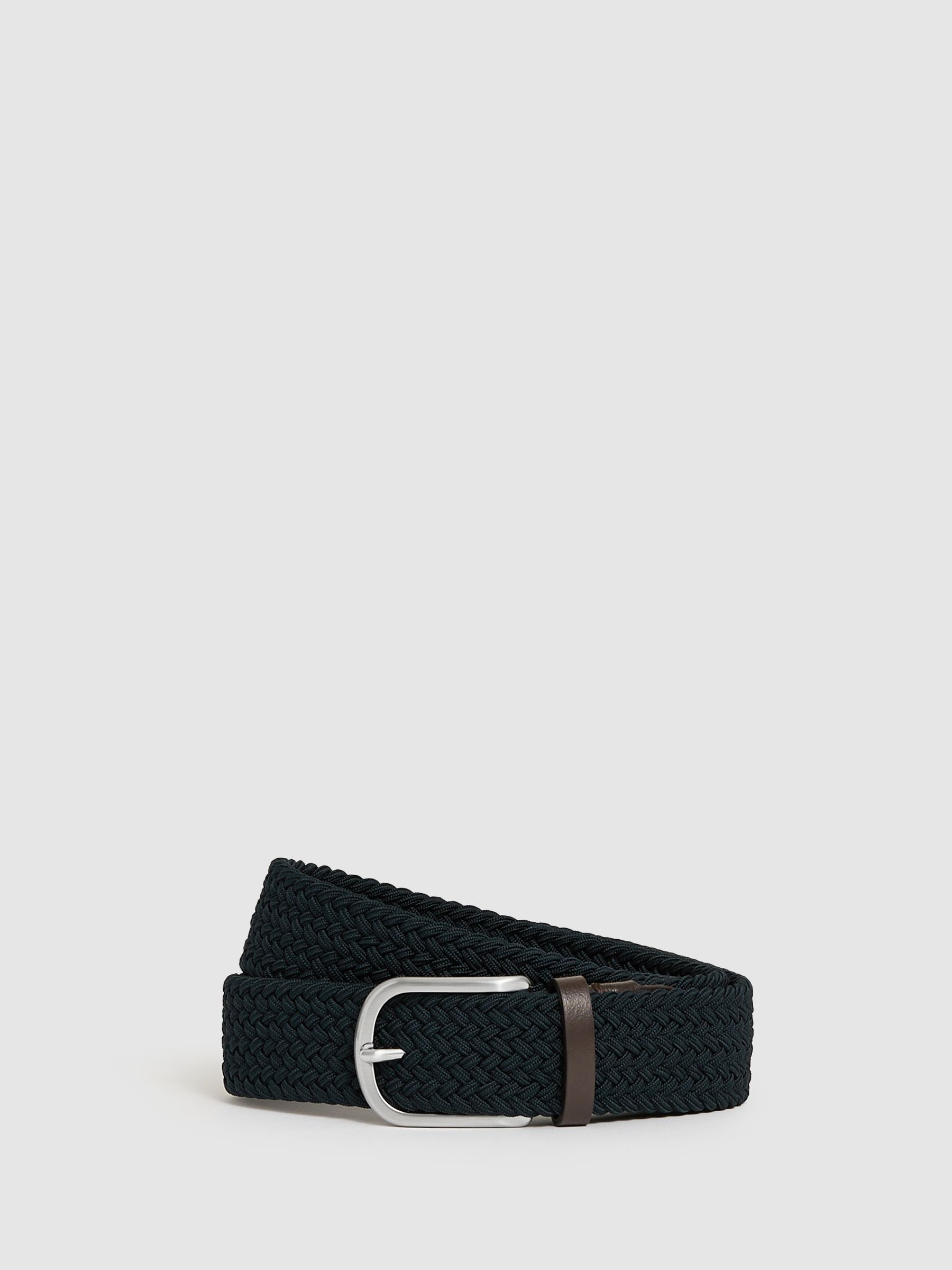 Woven Belt in Navy