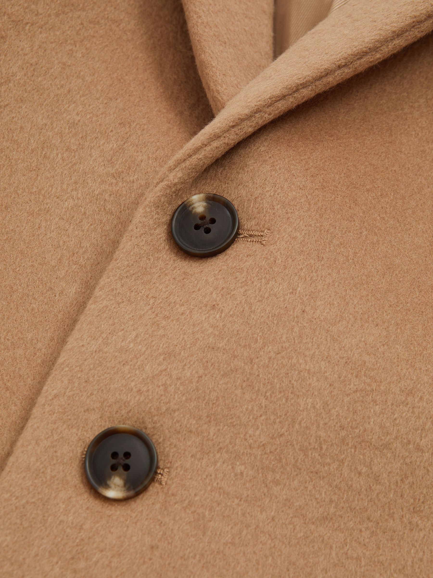 9-13 yrs Single Breasted Overcoat in Camel