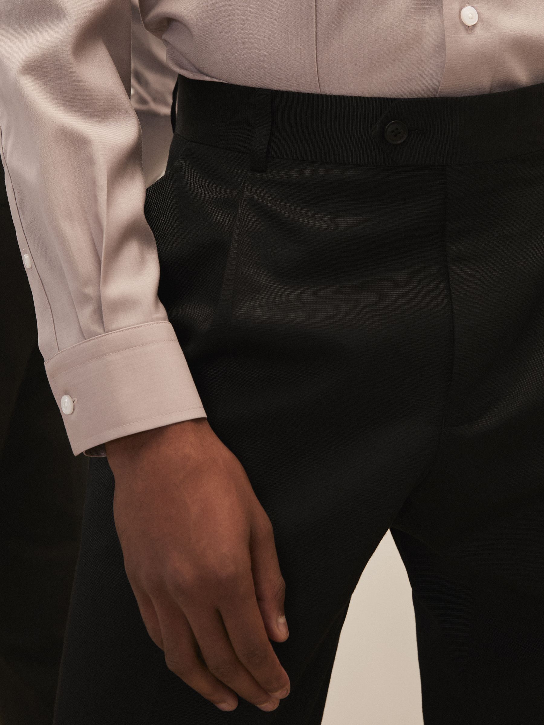 Reiss | Royal Ballet Wide Trousers in Black