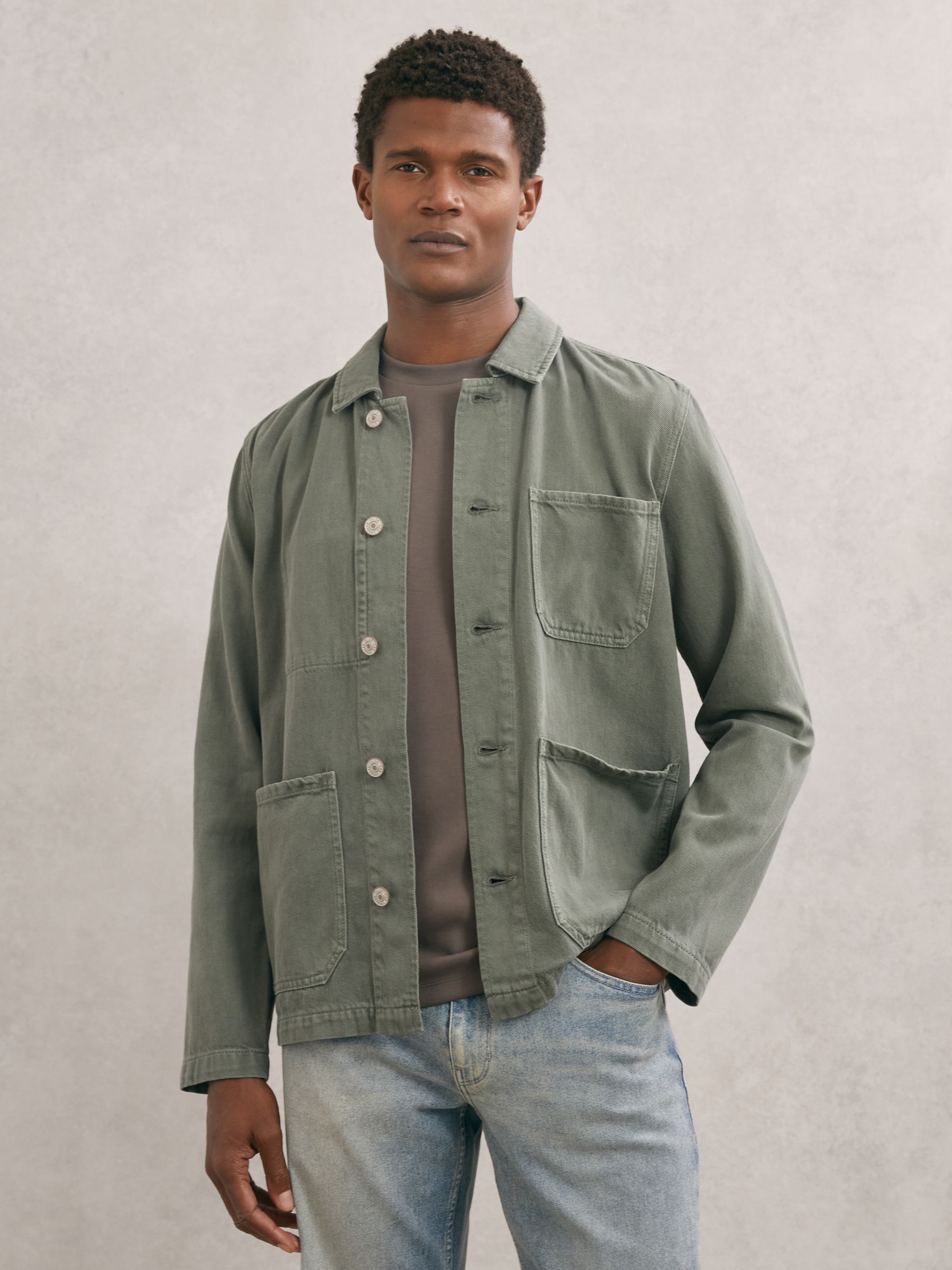 Paige Sidham Chore Jacket in Light Green