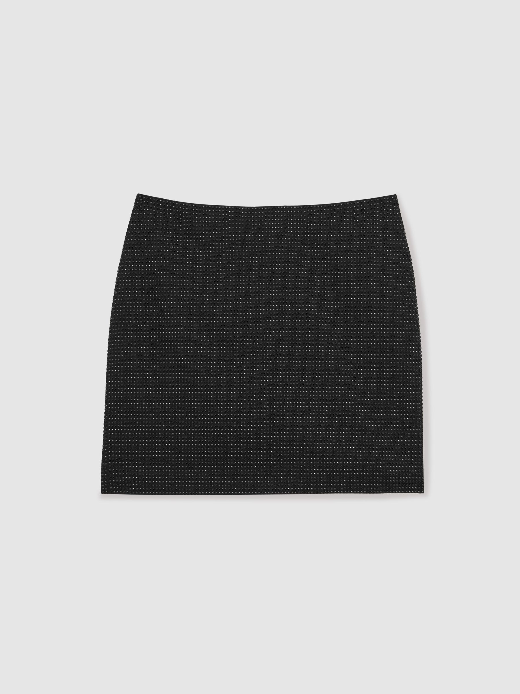 Atelier Embellished Mini Skirt in Black