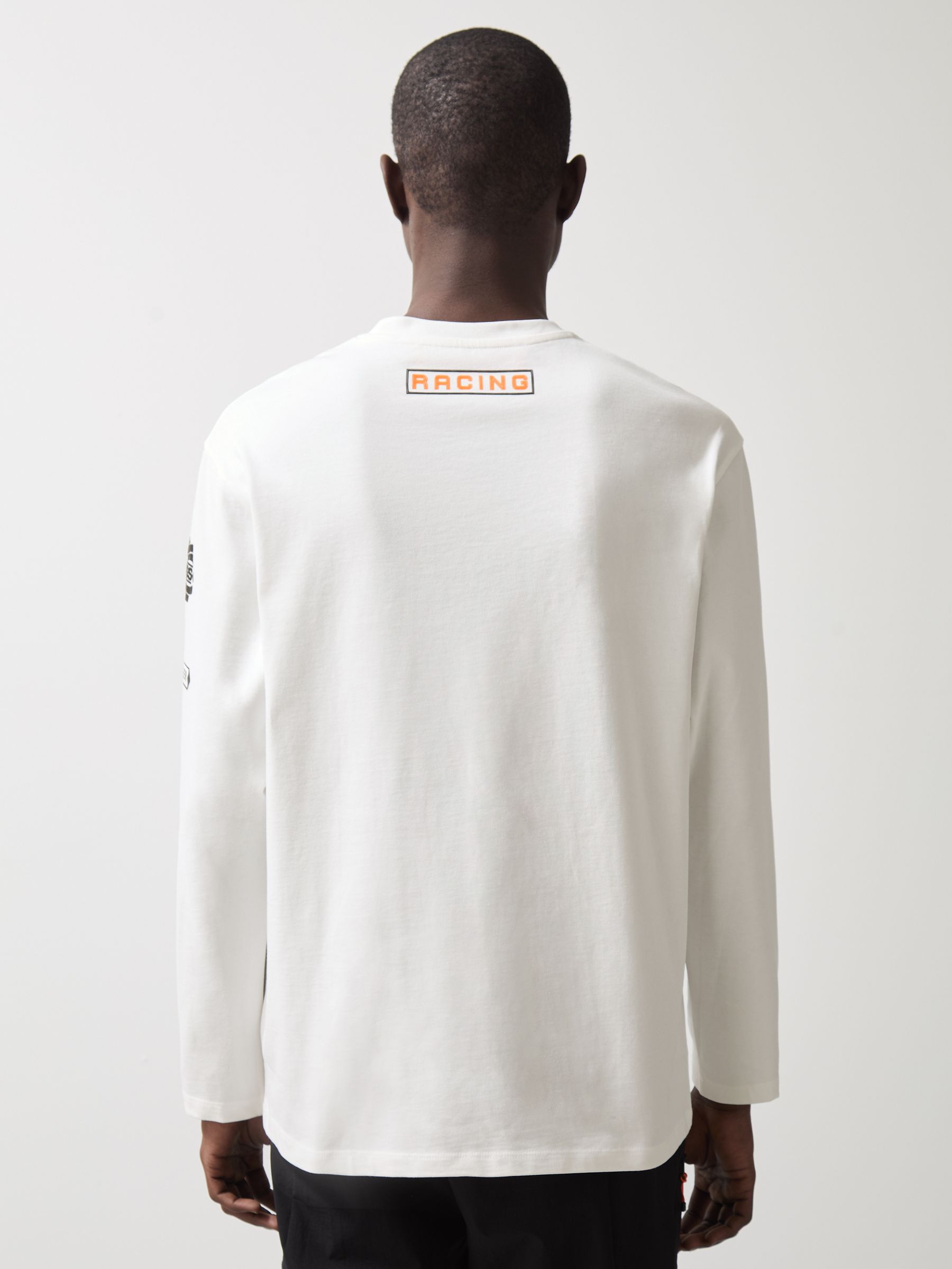 McLaren F1 Team Cotton Logo T-Shirt Unisex Fit in White