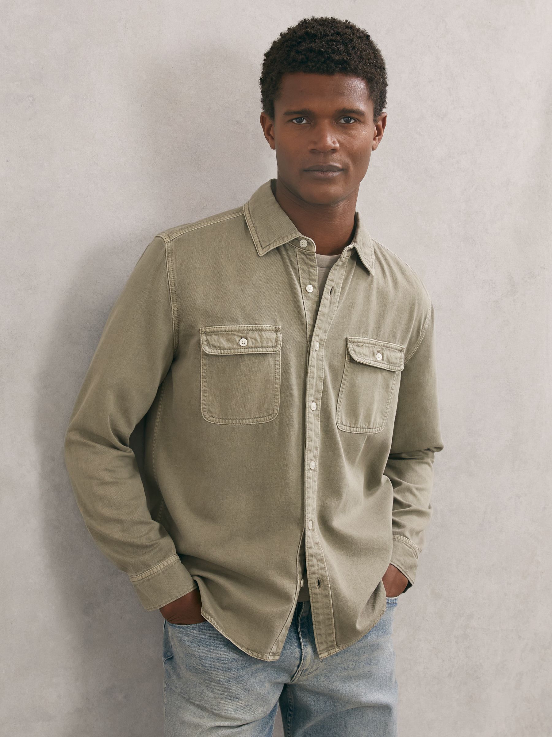 Paige Martin Shirt in Light Green