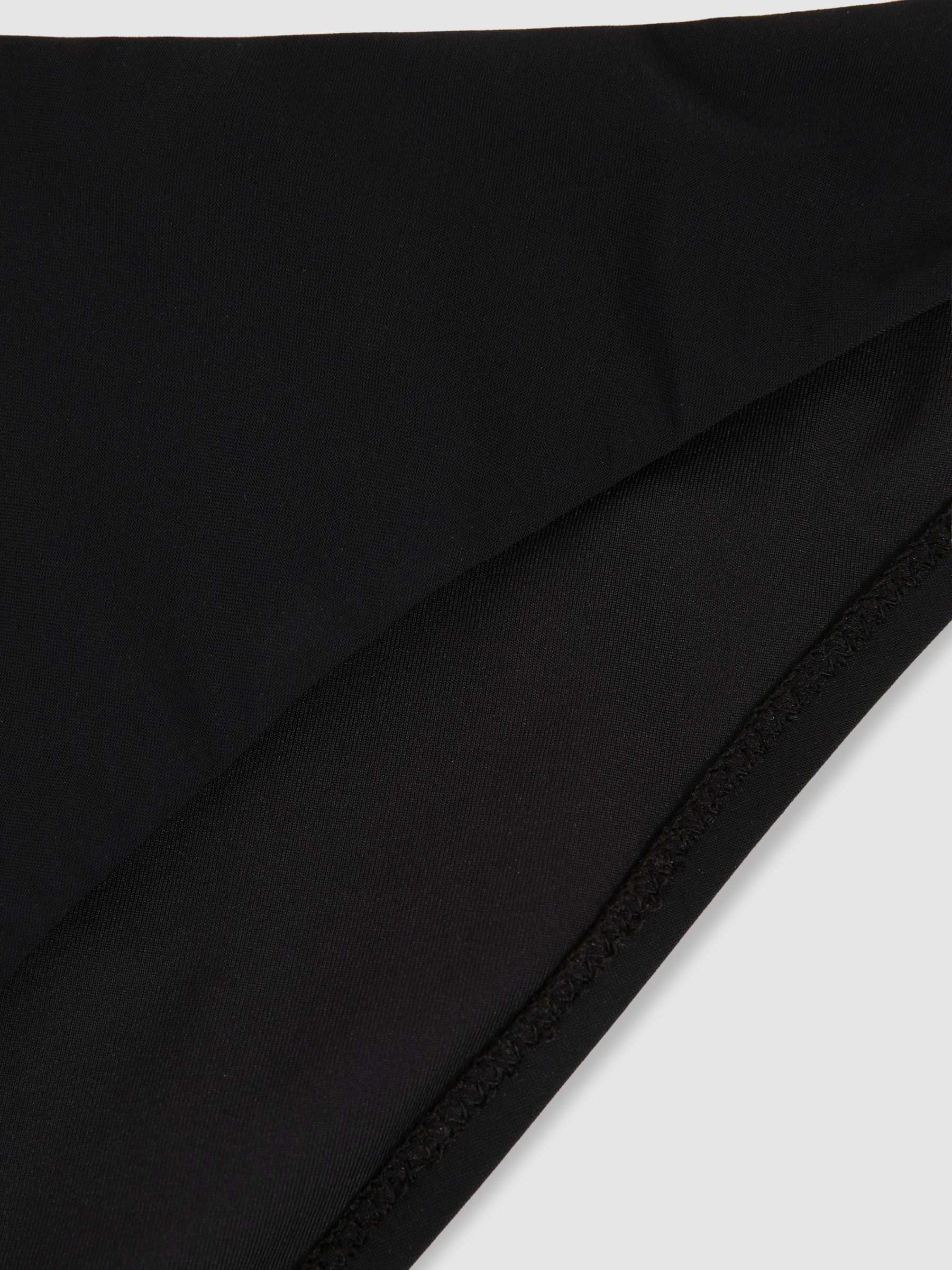 High Cut Bikini Bottoms in Black