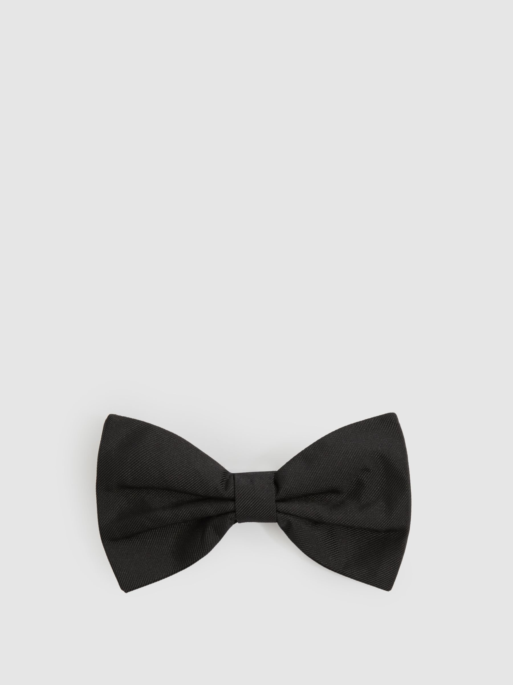 Grosgrain Silk Bow Tie in Navy